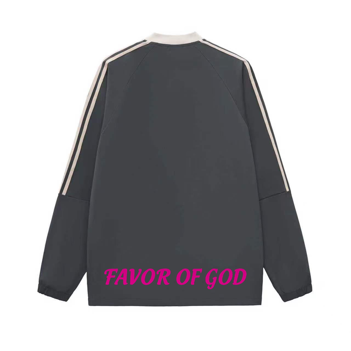 Dripping in Favor Colorblock V-neck Long Sleeve Shirt