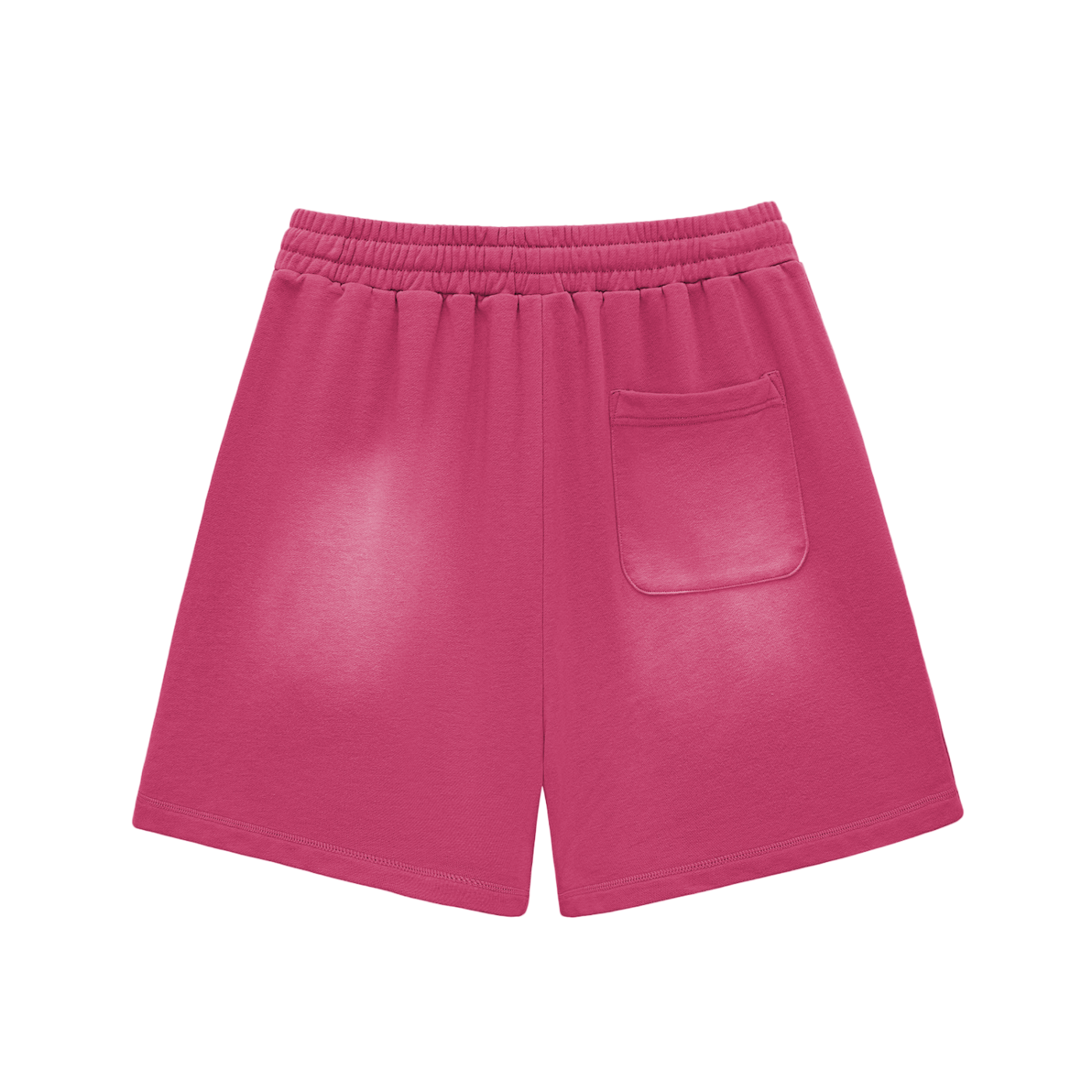 Favor of God Sun Fade Raw Edge Cotton Shorts
