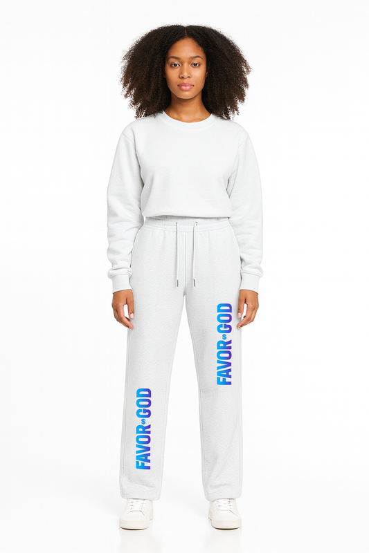 Favor of God Essential Drawstring Straight-Leg Sweatpants
