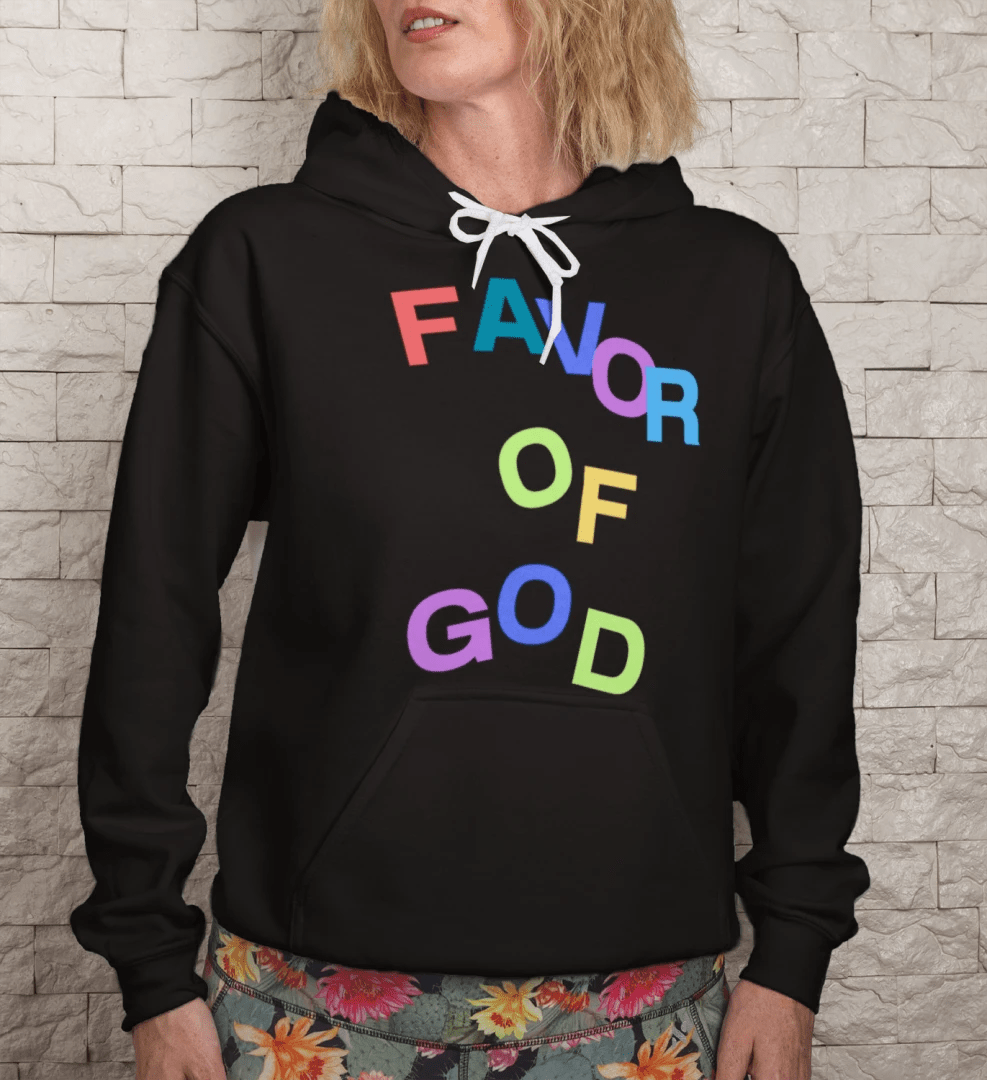 Favor of God WOMEN Multicolor Hoodie - FAVOR OF GOD CLOTHING