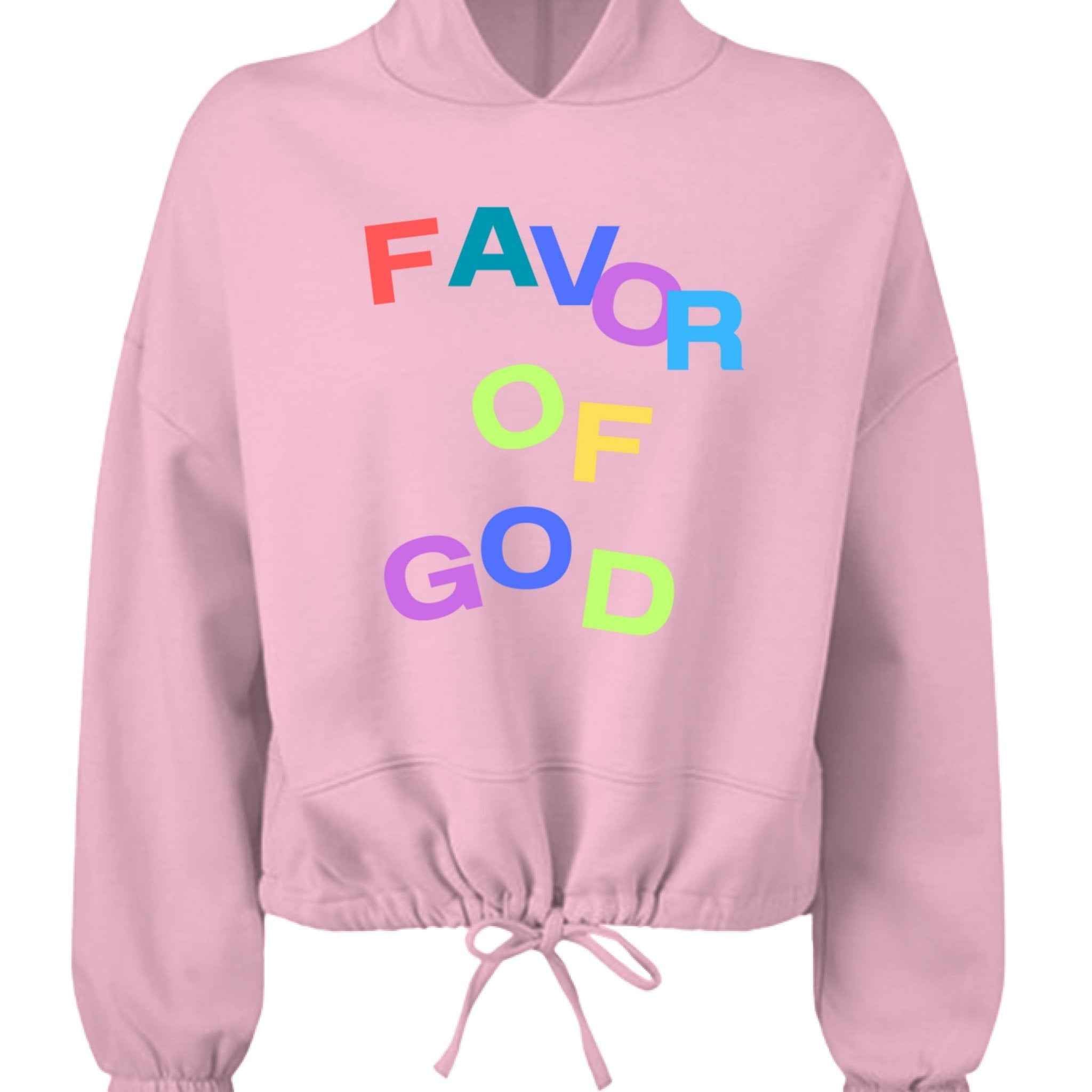 Favor of God WOMEN Multicolor Hoodie |Christian clothing | faith-based fashion