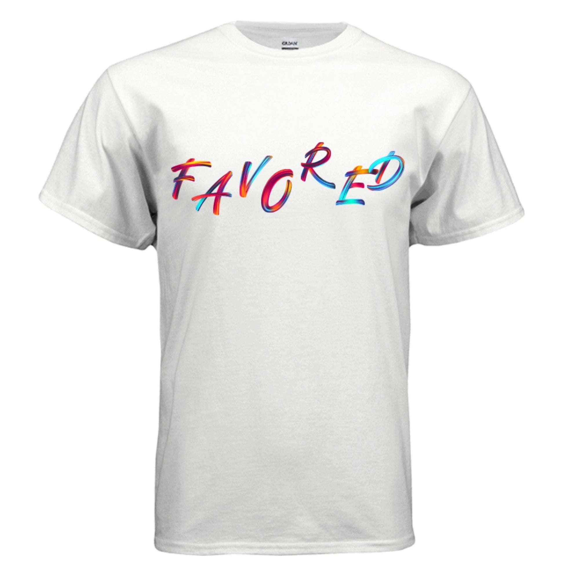 FAVORED — Faith in Full Color - Christian clothing, faith religious apparel, inspirational t-shirts - FAVOR OF GOD CLOTHING