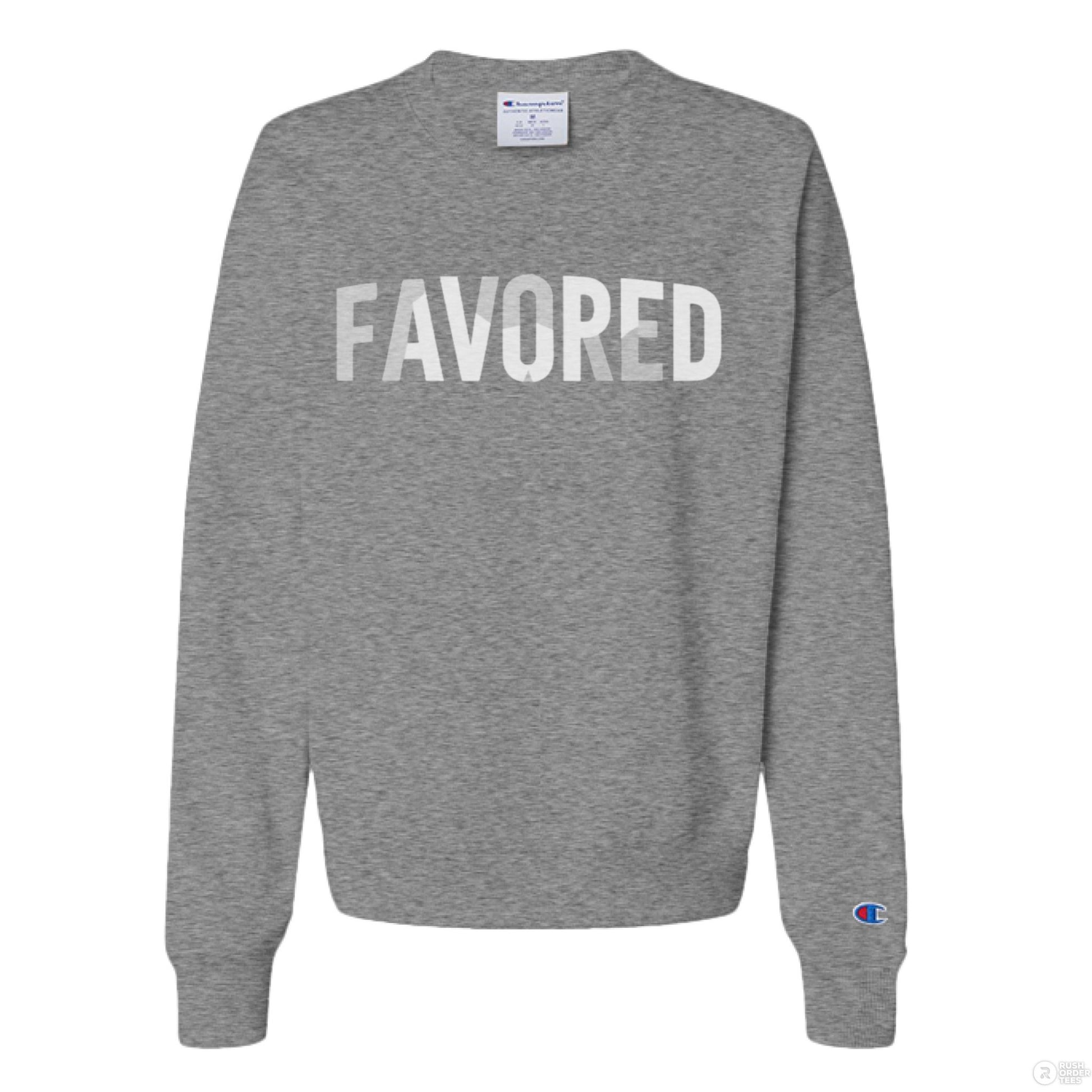 Favored Unisex Sweatshirt| Christian clothing | faith-based fashion | religious | Christian hoodies - FAVOR OF GOD CLOTHING