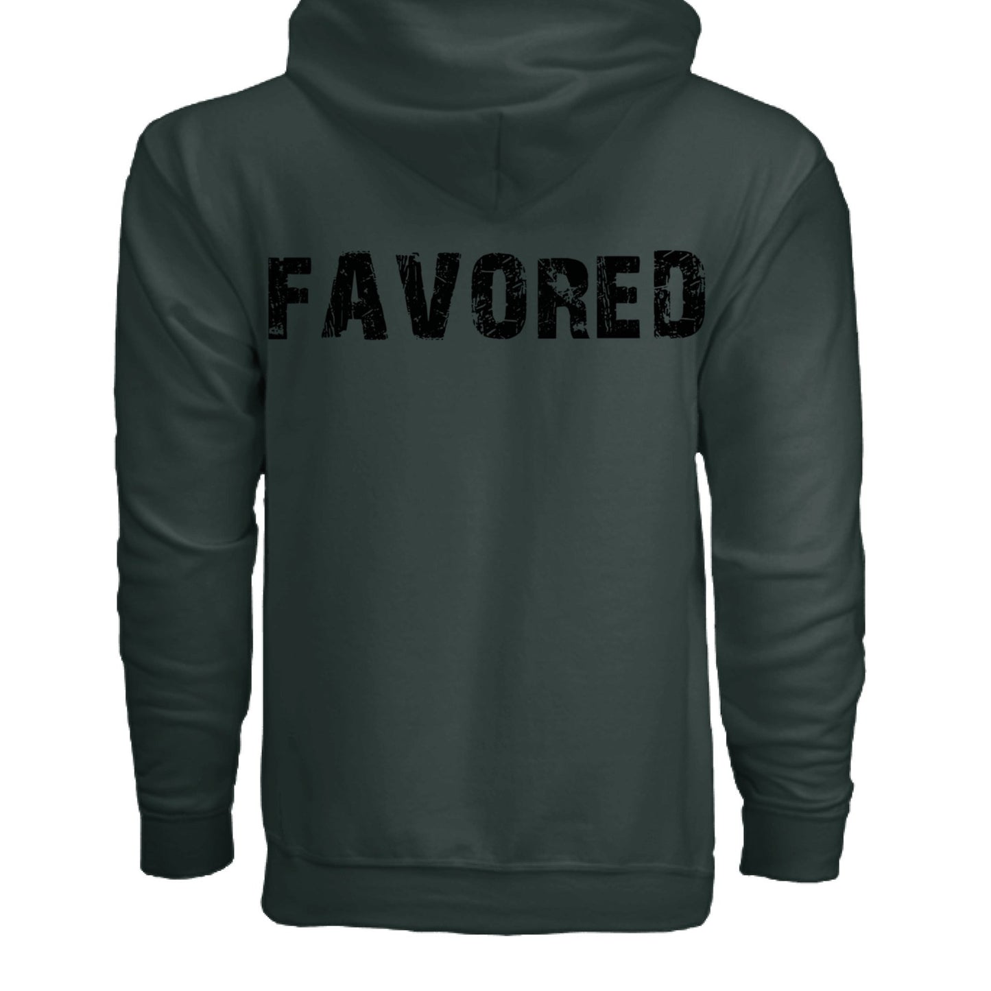 FAVORED Unisex Zipped Hoodie| Grace in Every Step | Christian hoodies, scripture shirts | streetwear - FAVOR OF GOD CLOTHING