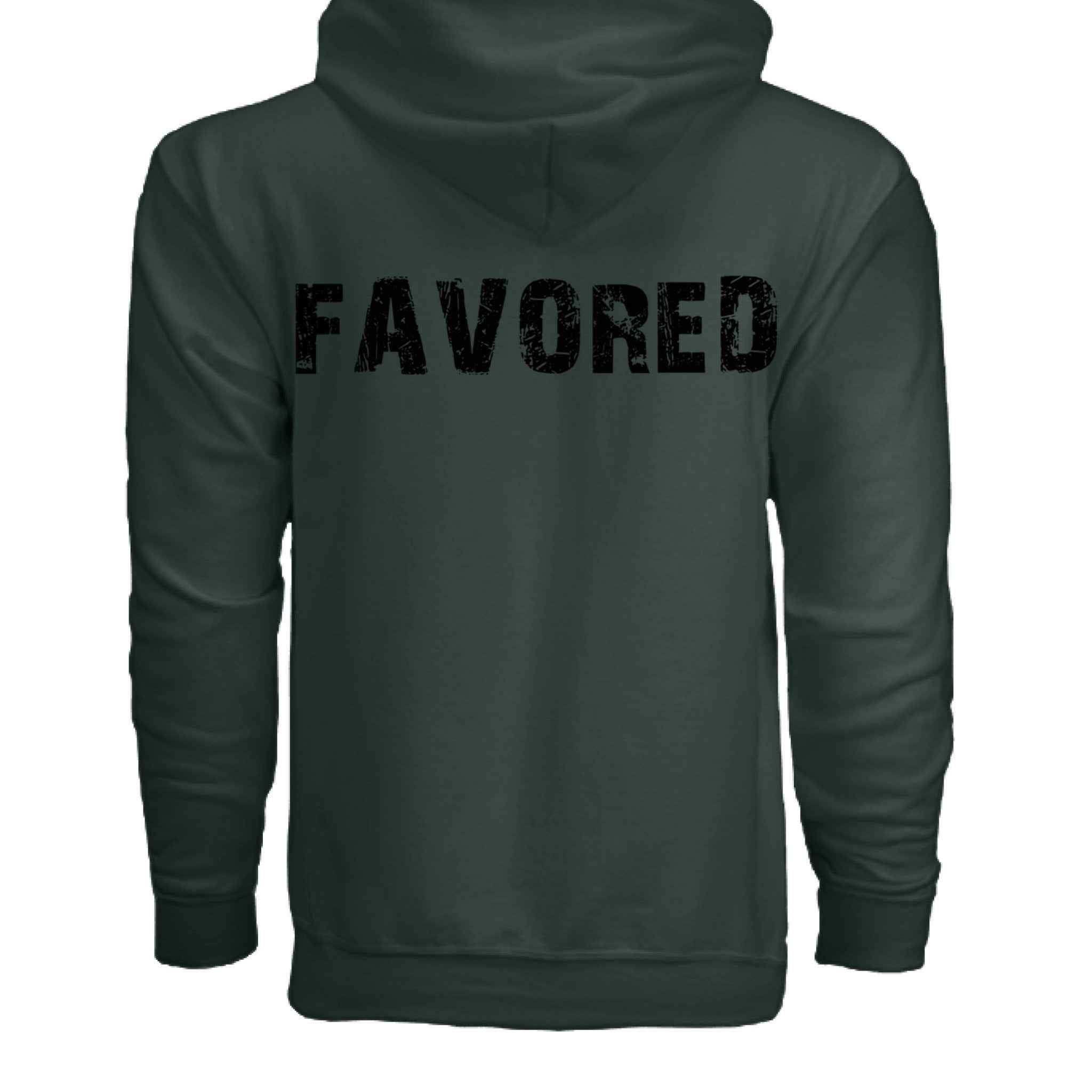 FAVORED Unisex Zipped Hoodie| Grace in Every Step | Christian hoodies, scripture shirts | streetwear
