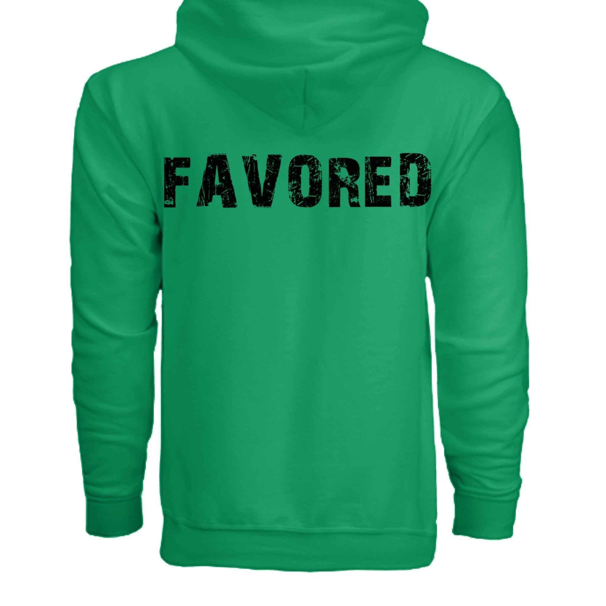 FAVORED Unisex Zipped Hoodie| Grace in Every Step | Christian hoodies, scripture shirts | streetwear
