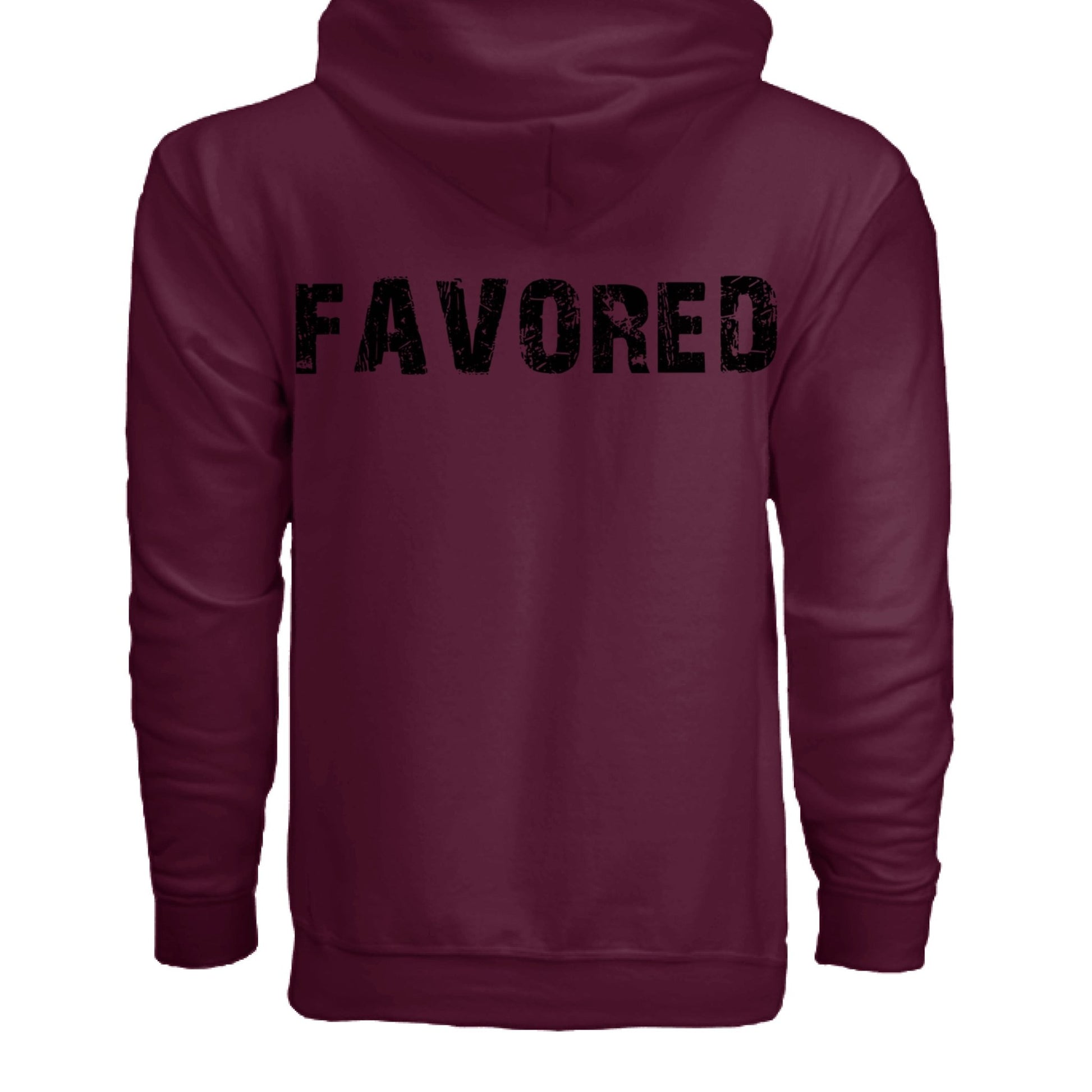 FAVORED Unisex Zipped Hoodie| Grace in Every Step | Christian hoodies, scripture shirts | streetwear - FAVOR OF GOD CLOTHING