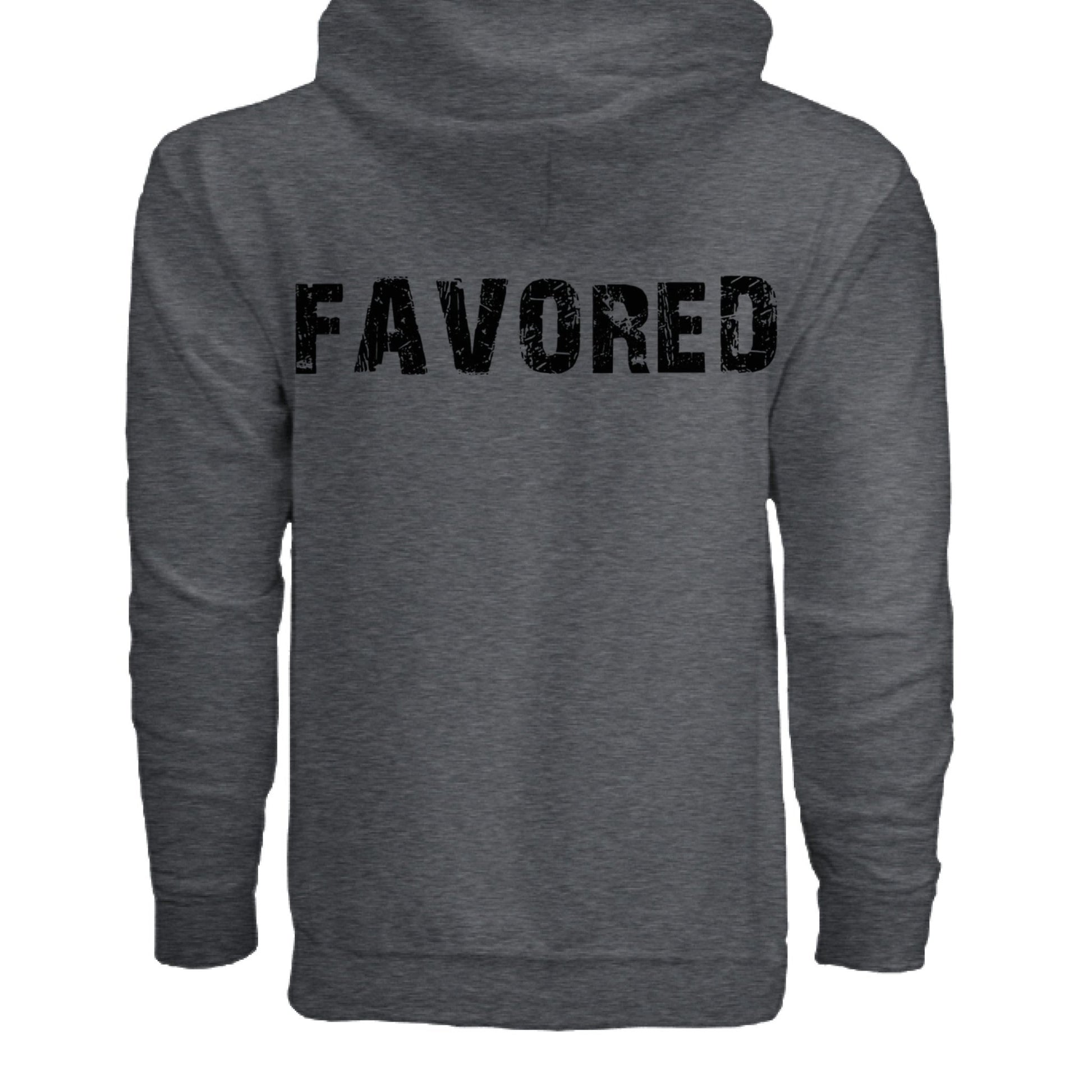 FAVORED Unisex Zipped Hoodie| Grace in Every Step | Christian hoodies, scripture shirts | streetwear - FAVOR OF GOD CLOTHING