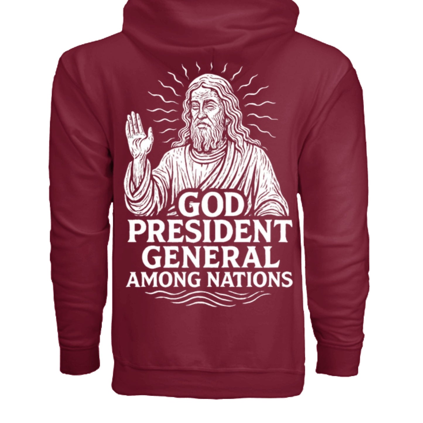 God: President General Among Nations Tee | Christian clothing | faith-based fashion | religious - FAVOR OF GOD CLOTHING