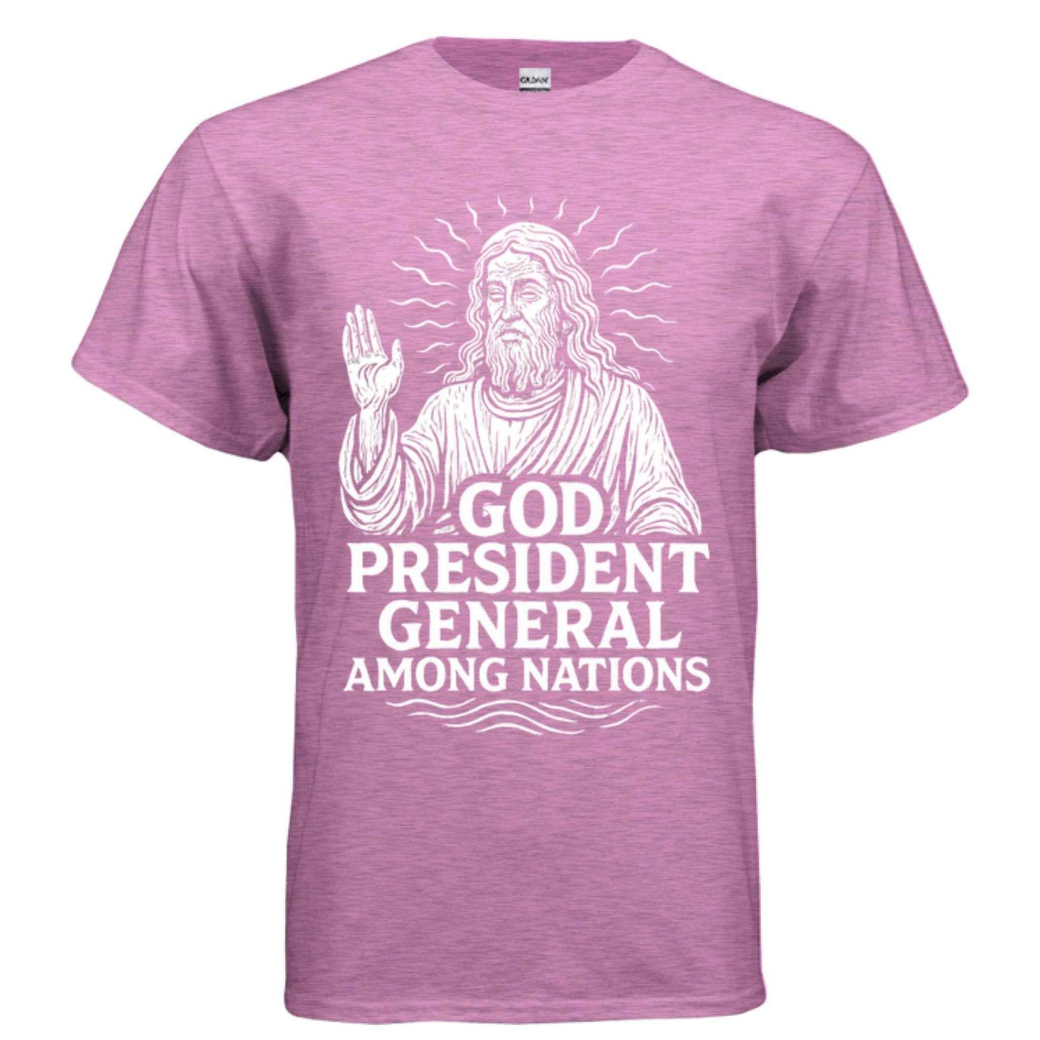 God: President General Among Nations Tee | Christian clothing | faith-based fashion | religious