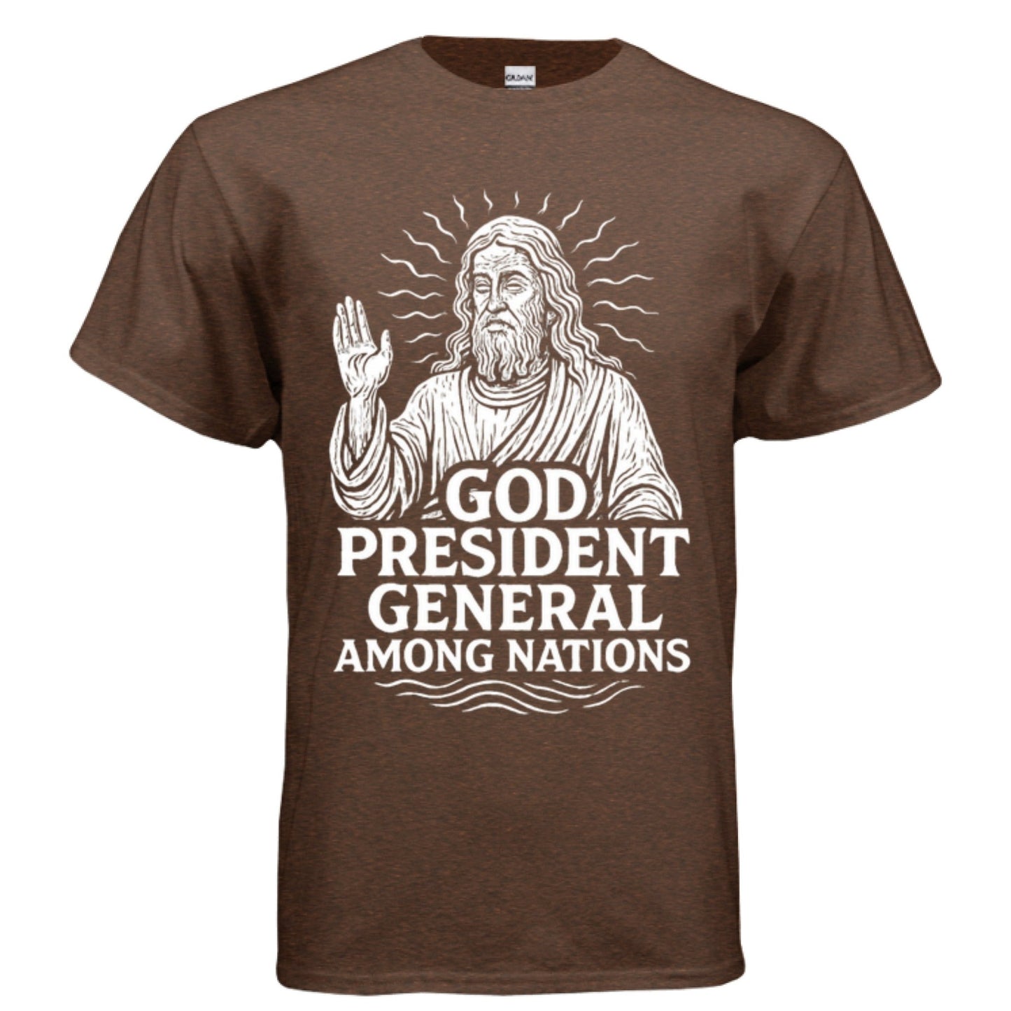 God: President General Among Nations Tee | Christian clothing | faith-based fashion | religious - FAVOR OF GOD CLOTHING