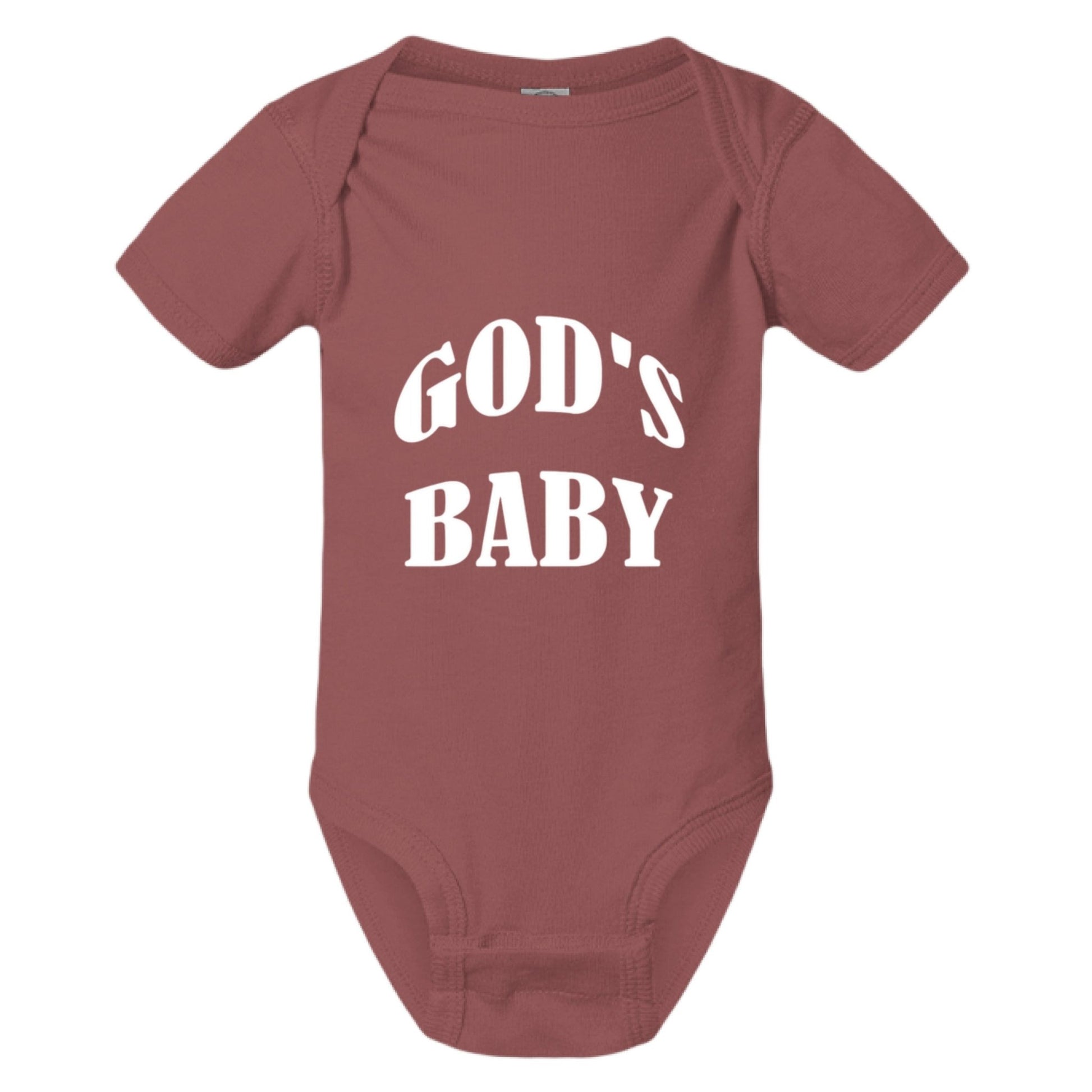 God’s Baby Onesie – Bold Faith, Soft Statement - FAVOR OF GOD CLOTHING