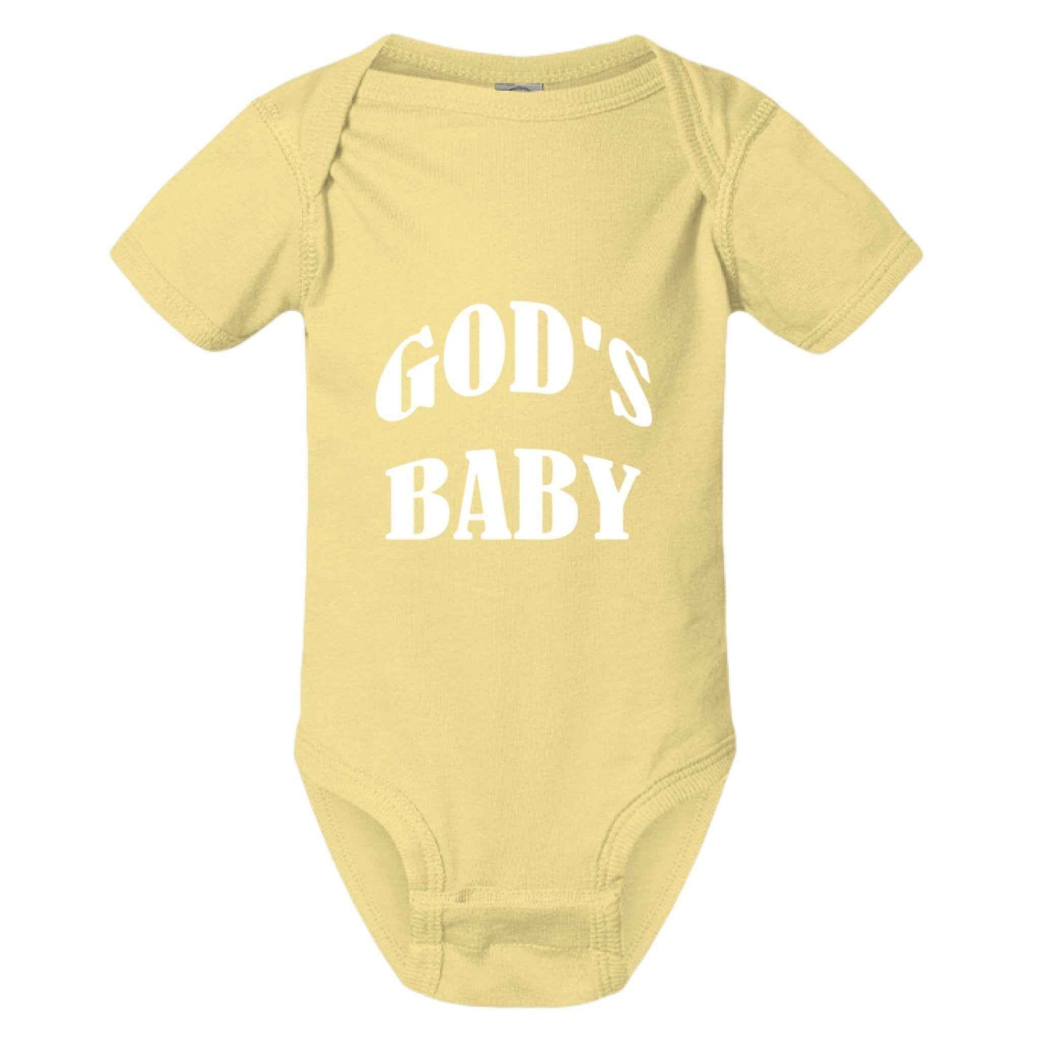God’s Baby Onesie – Bold Faith, Soft Statement
