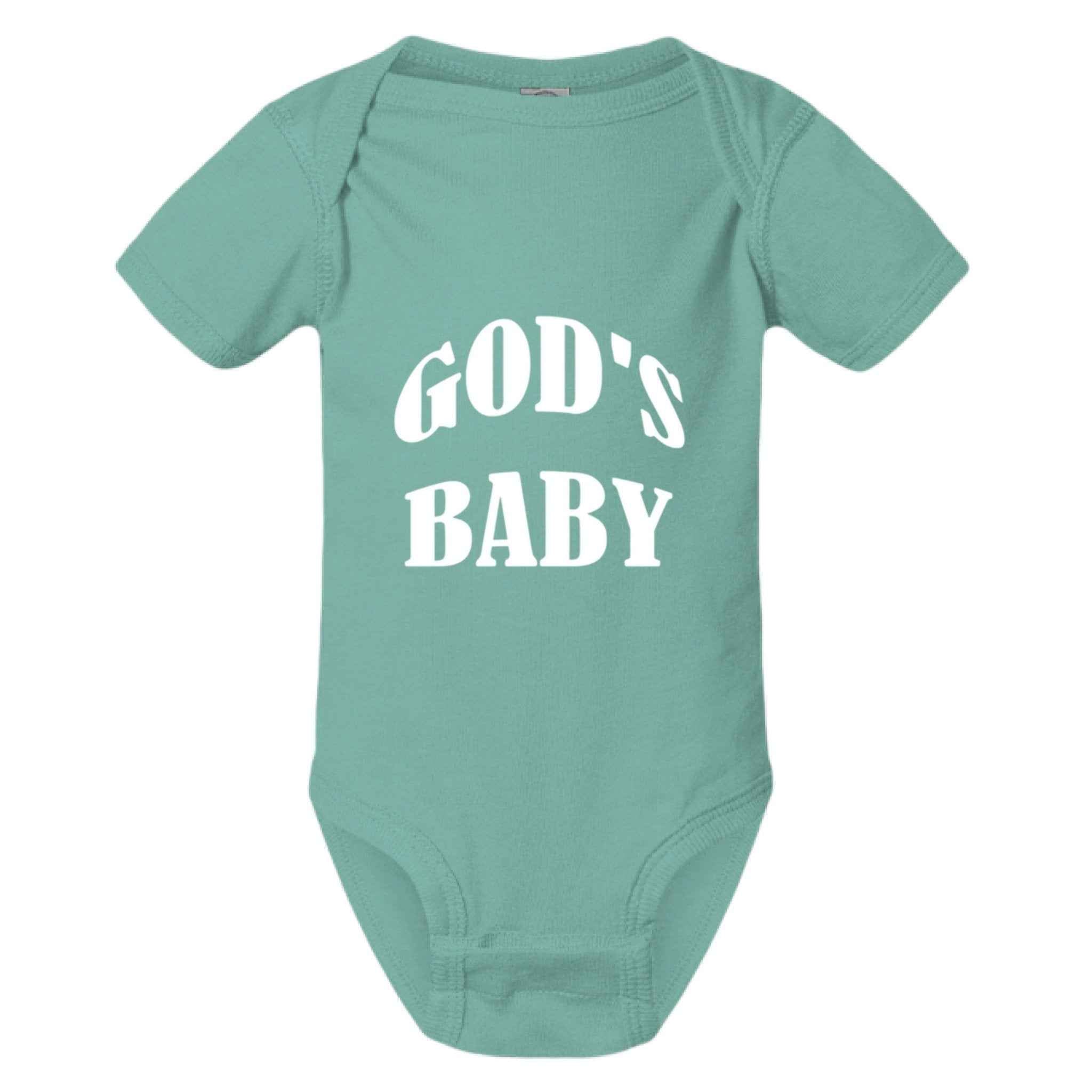 God’s Baby Onesie – Bold Faith, Soft Statement