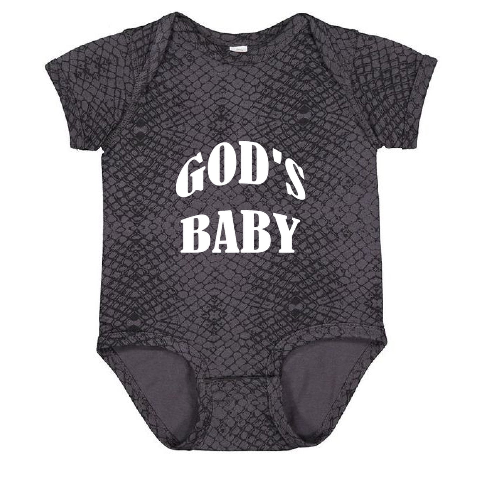 God’s Baby Onesie – Bold Faith, Soft Statement - FAVOR OF GOD CLOTHING