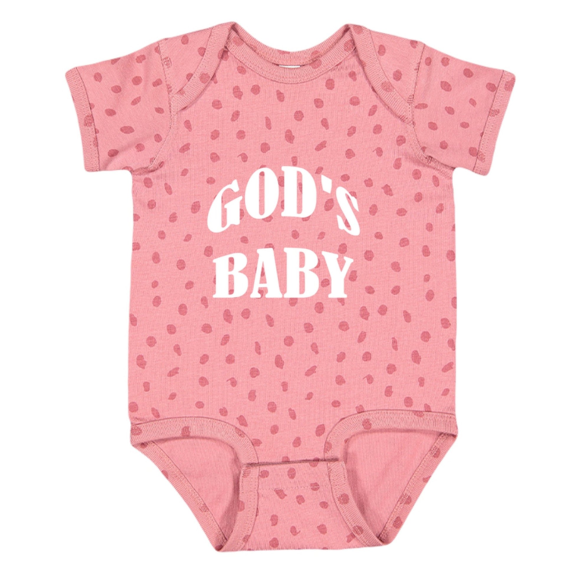 God’s Baby Onesie – Bold Faith, Soft Statement - FAVOR OF GOD CLOTHING