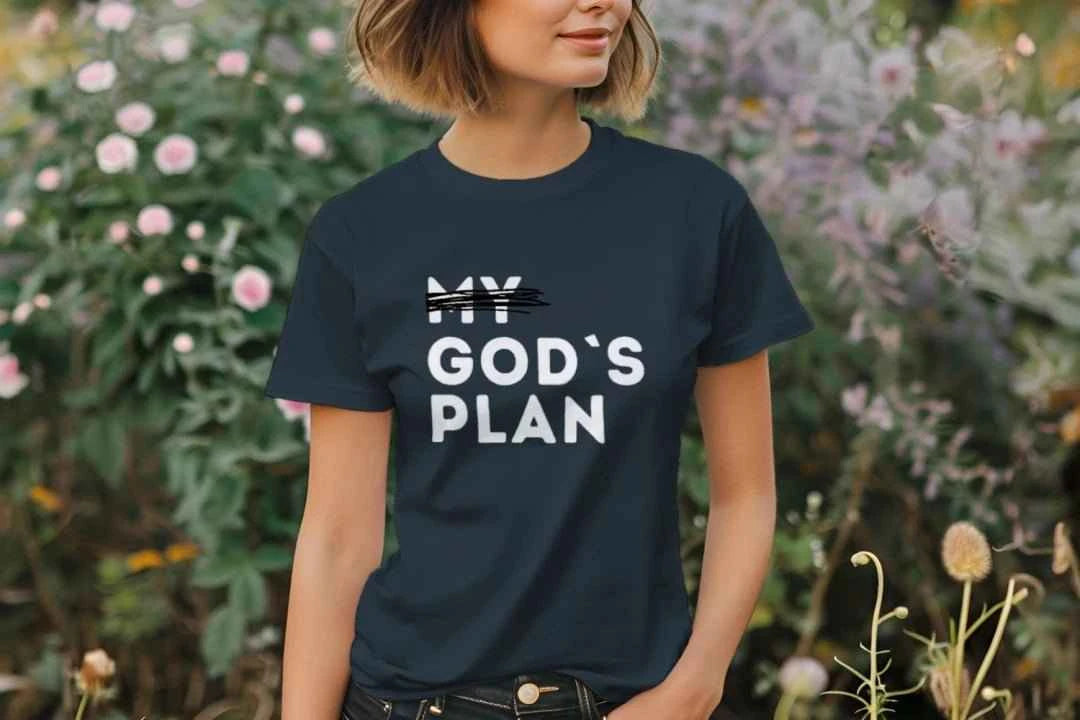 God’s Plan Women Tee – Walk in Divine Purpose