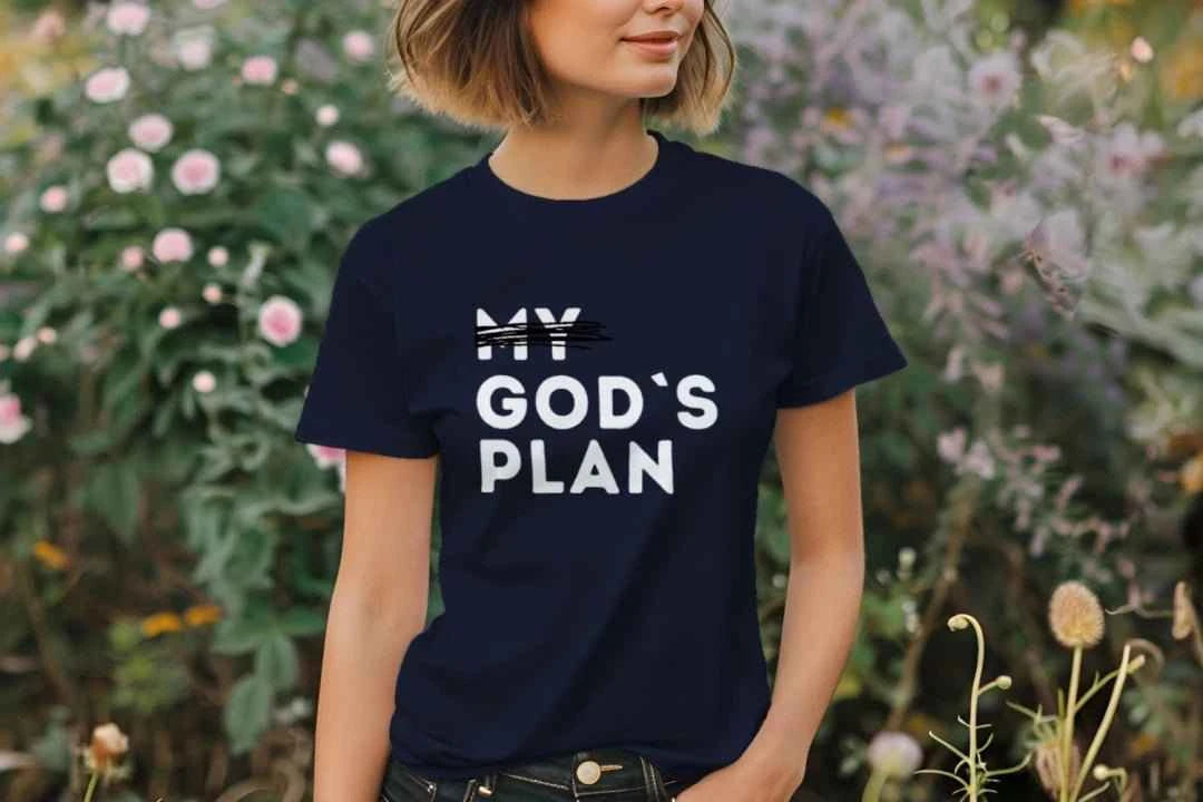God’s Plan Women Tee – Walk in Divine Purpose