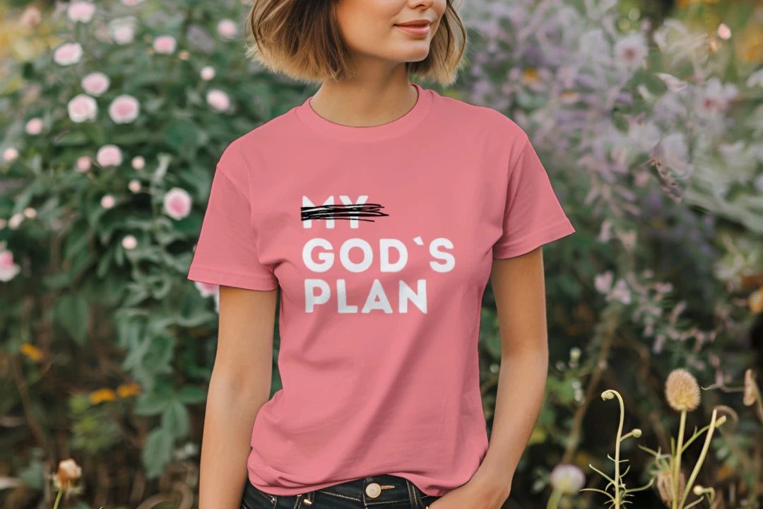 God’s Plan Women Tee – Walk in Divine Purpose - FAVOR OF GOD CLOTHING