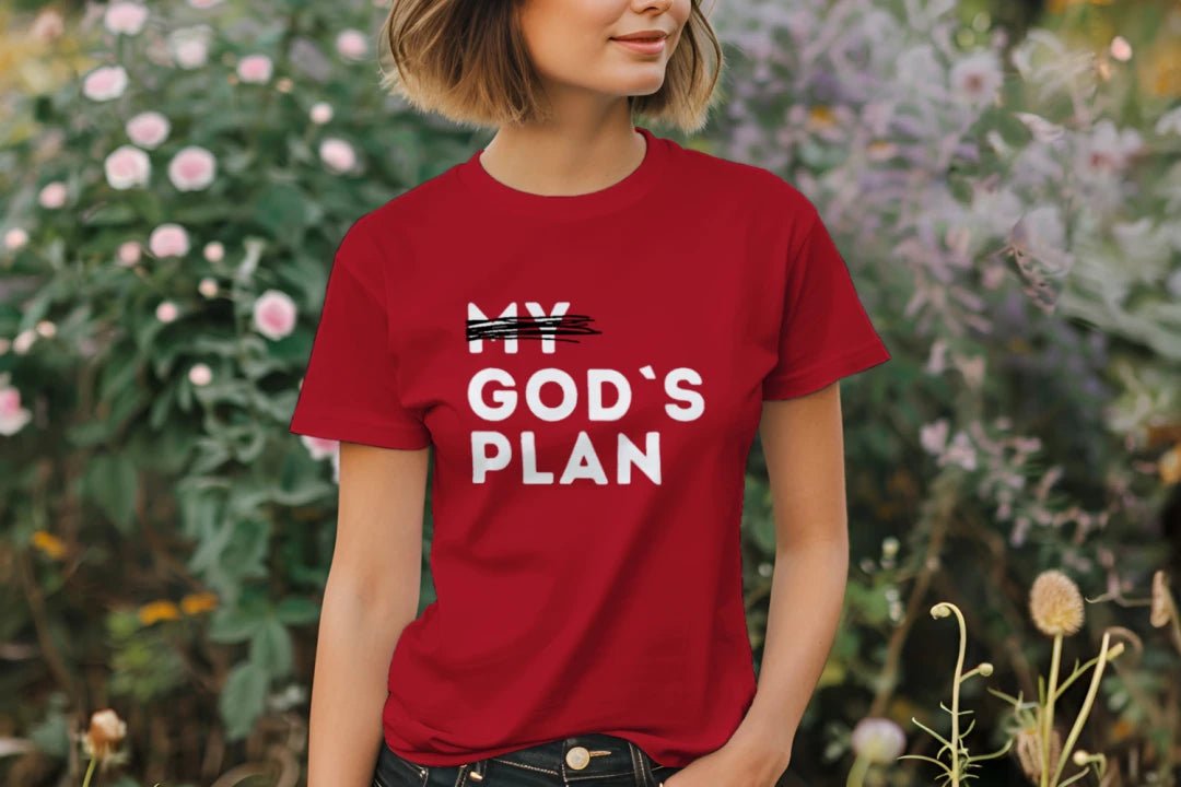 God’s Plan Women Tee – Walk in Divine Purpose - FAVOR OF GOD CLOTHING