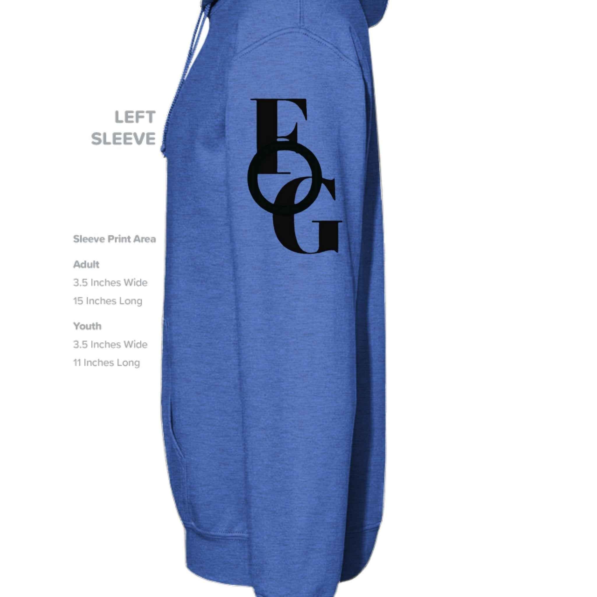 Christian Hoodie Living a Favored Life Faith Apparel