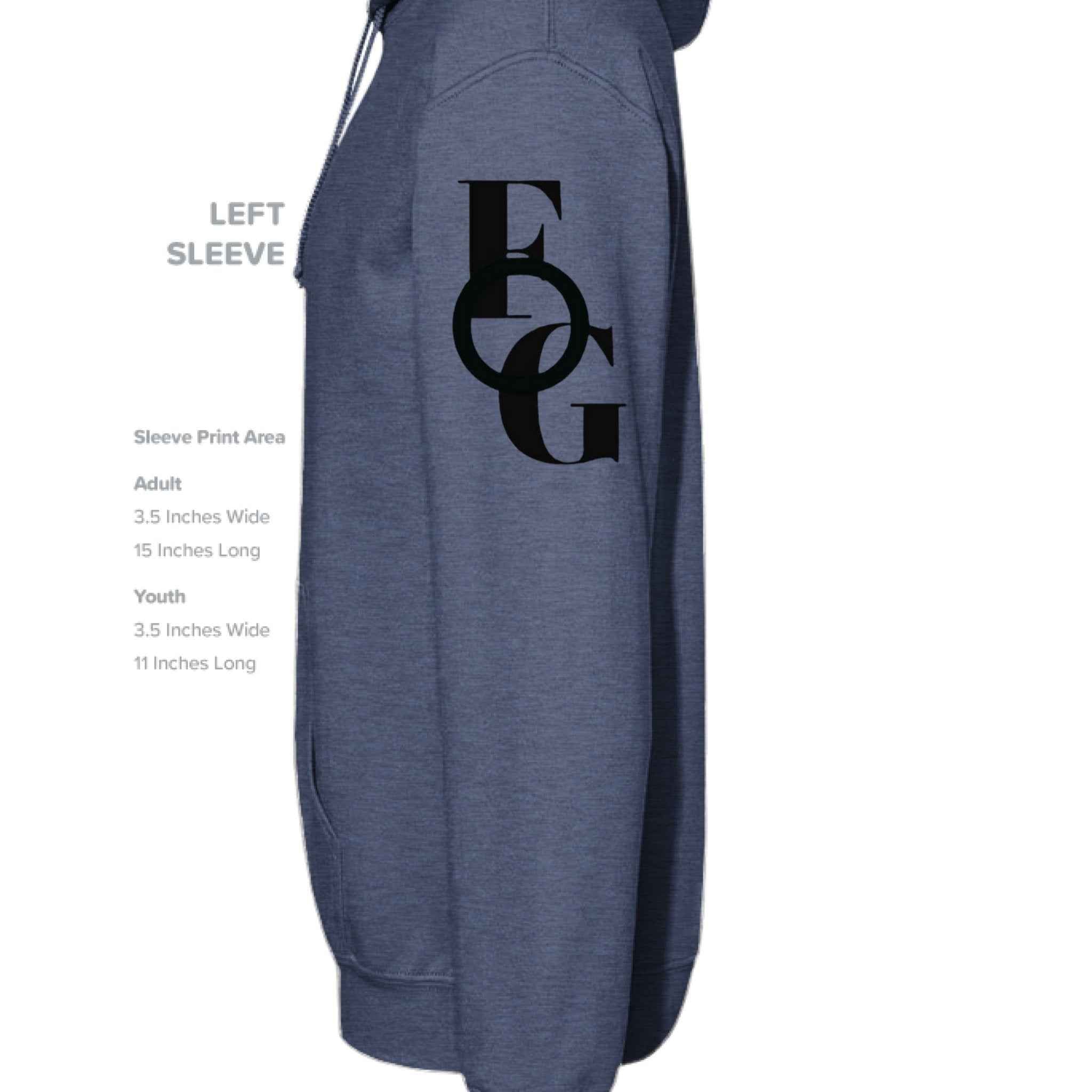 Christian Hoodie Living a Favored Life Faith Apparel