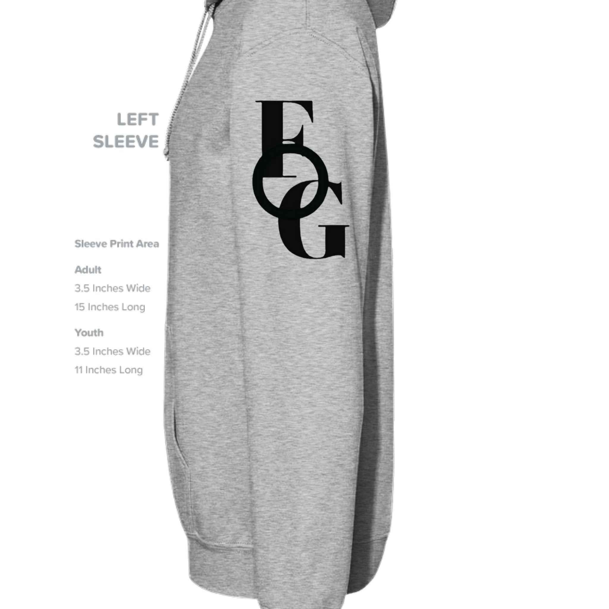 Christian Hoodie Living a Favored Life Faith Apparel