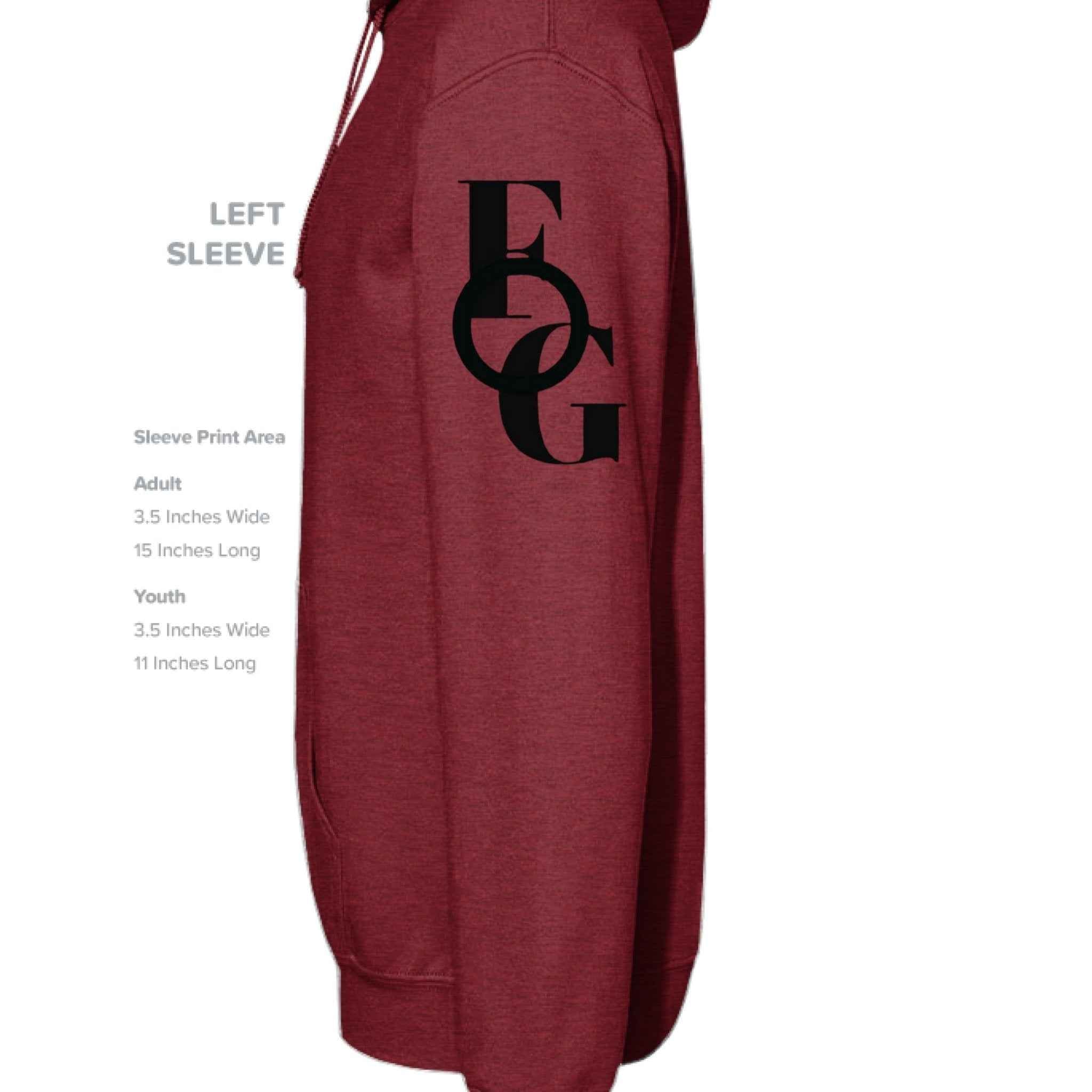 Christian Hoodie Living a Favored Life Faith Apparel