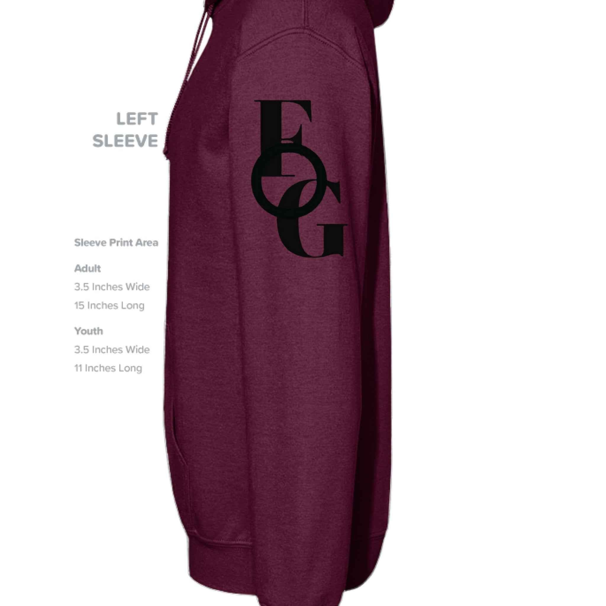 Christian Hoodie Living a Favored Life Faith Apparel