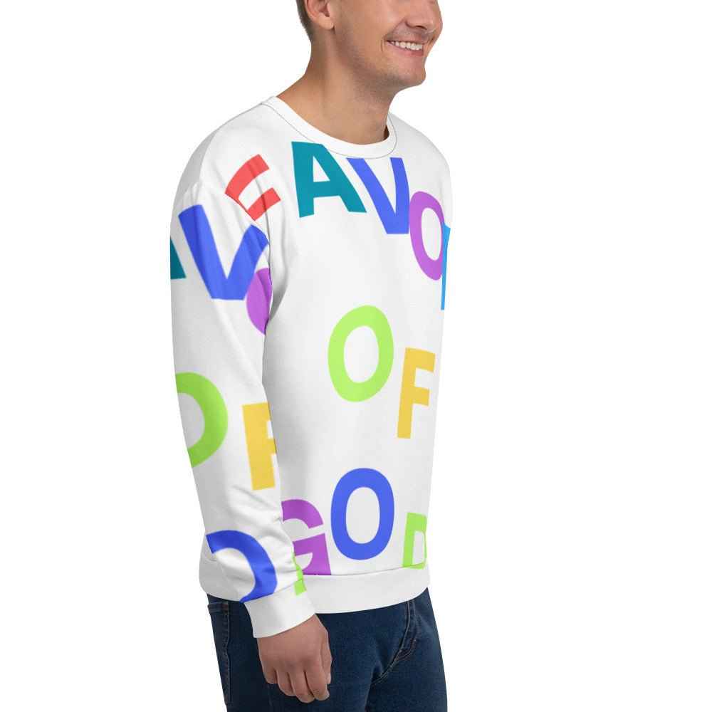 Men Favor of God All over Print Sweatshirt | Christian clothing |Faith |religious |inspirational