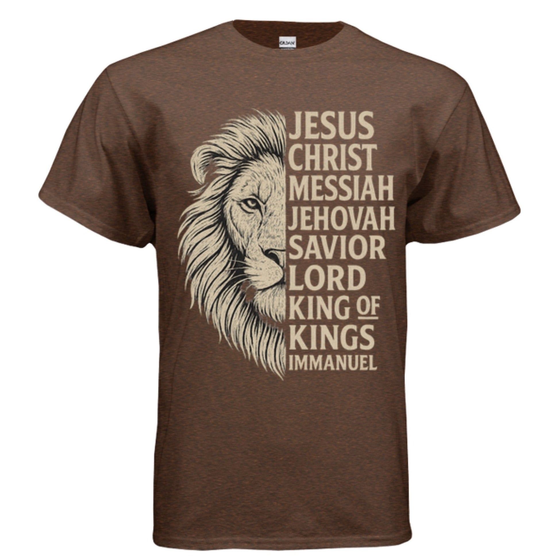 Names of God Men Tees | Affirmation | Christian |Faith | Sovereignty | Judah - FAVOR OF GOD CLOTHING