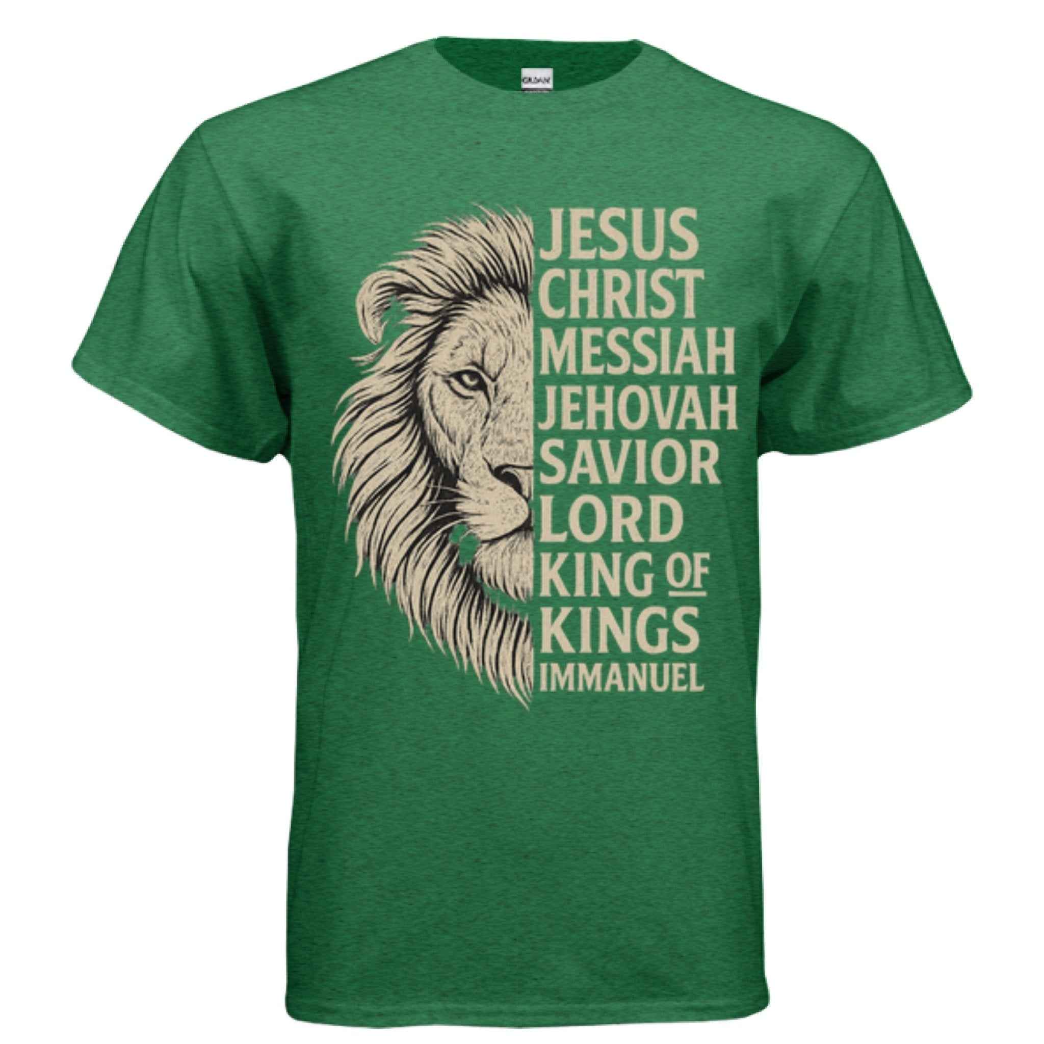 Names of God Men Tees | Affirmation | Christian |Faith | Sovereignty | Judah