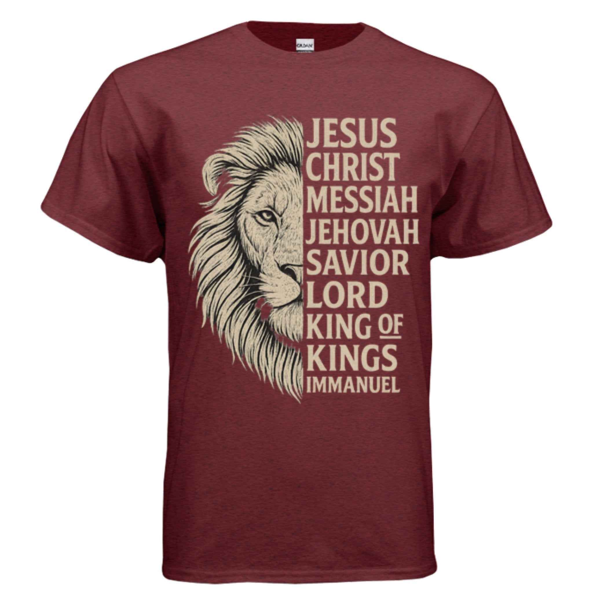 Names of God Men Tees | Affirmation | Christian |Faith | Sovereignty | Judah
