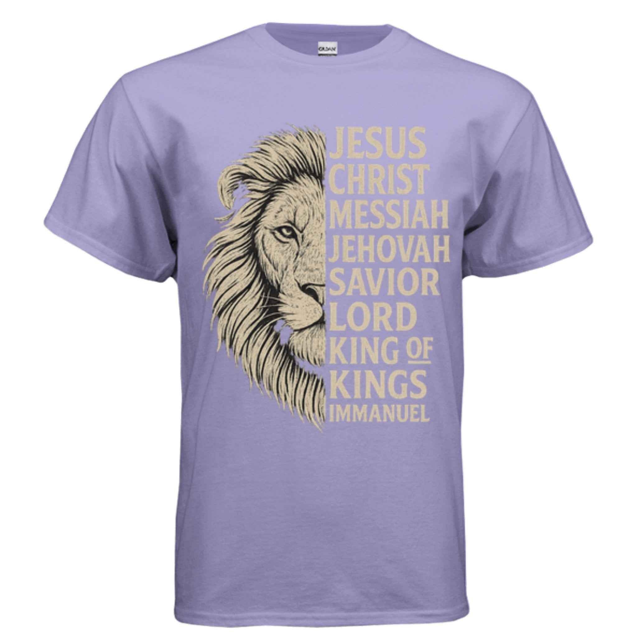 Names of God Men Tees | Affirmation | Christian |Faith | Sovereignty | Judah