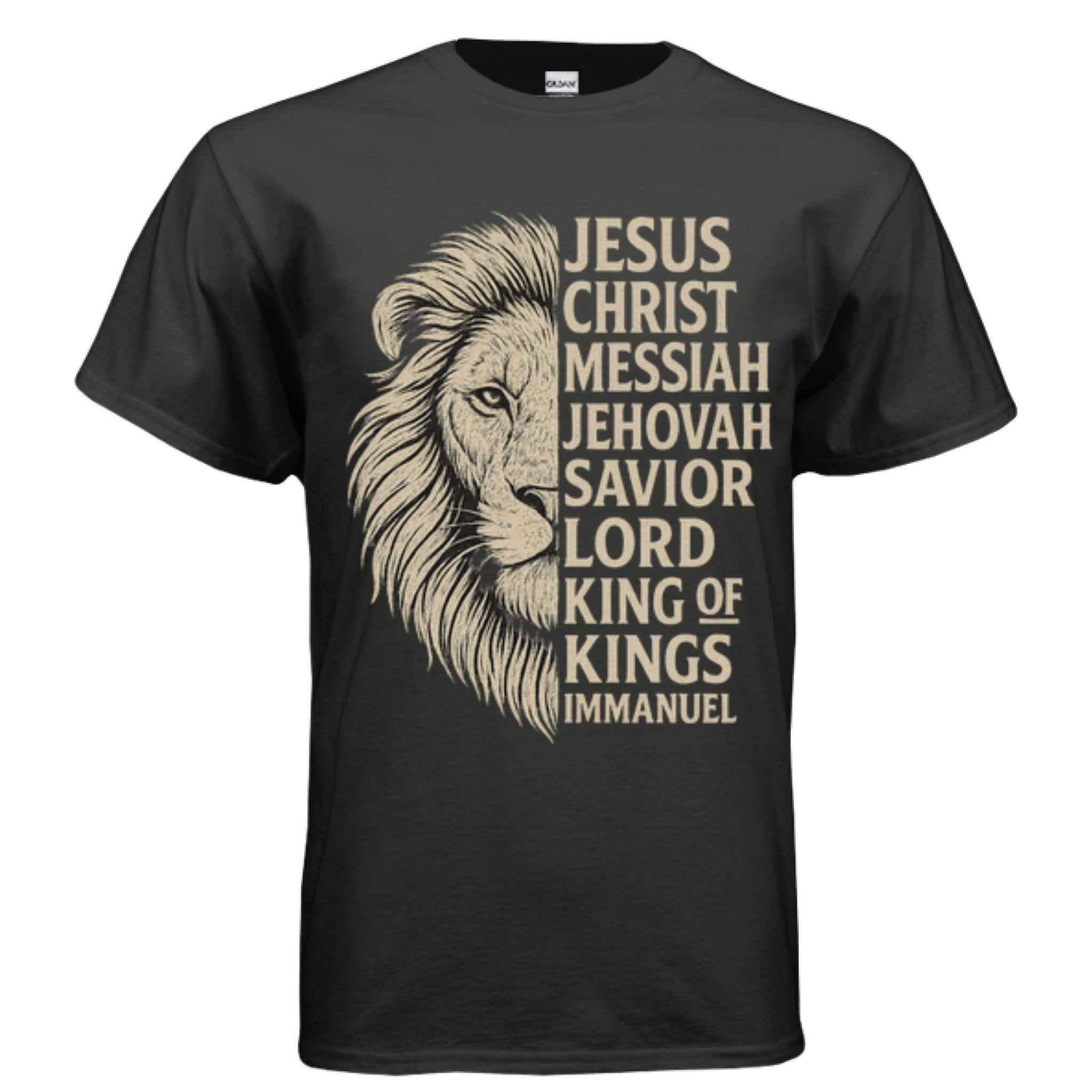 Names of God Men Tees | Affirmation | Christian |Faith | Sovereignty | Judah