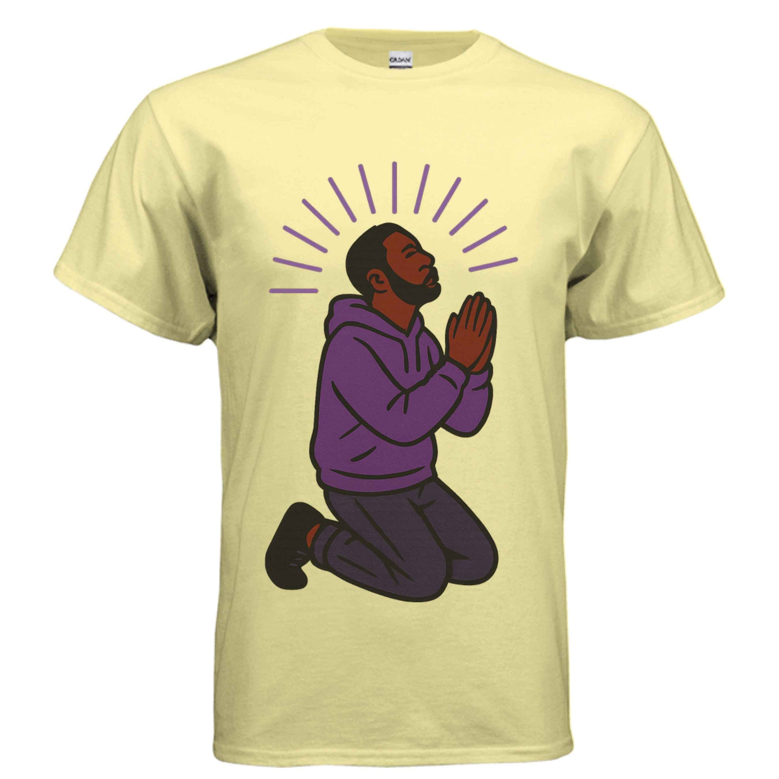 praying hands t-shirt