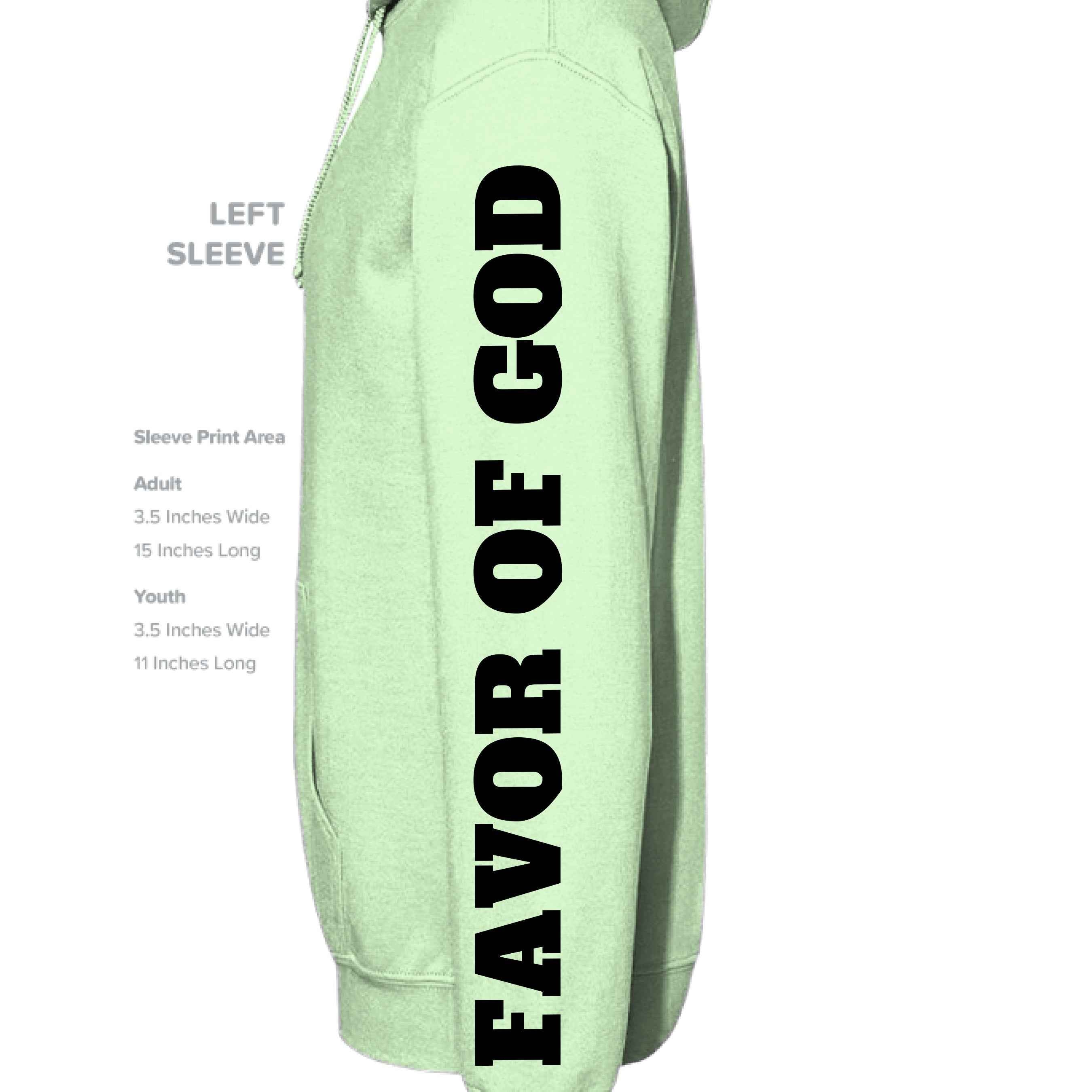 Favor of God “Favor It Surrounds Me Like a Shield” Hoodie – Psalm 5:12 | Christian Hoodie |Faith|