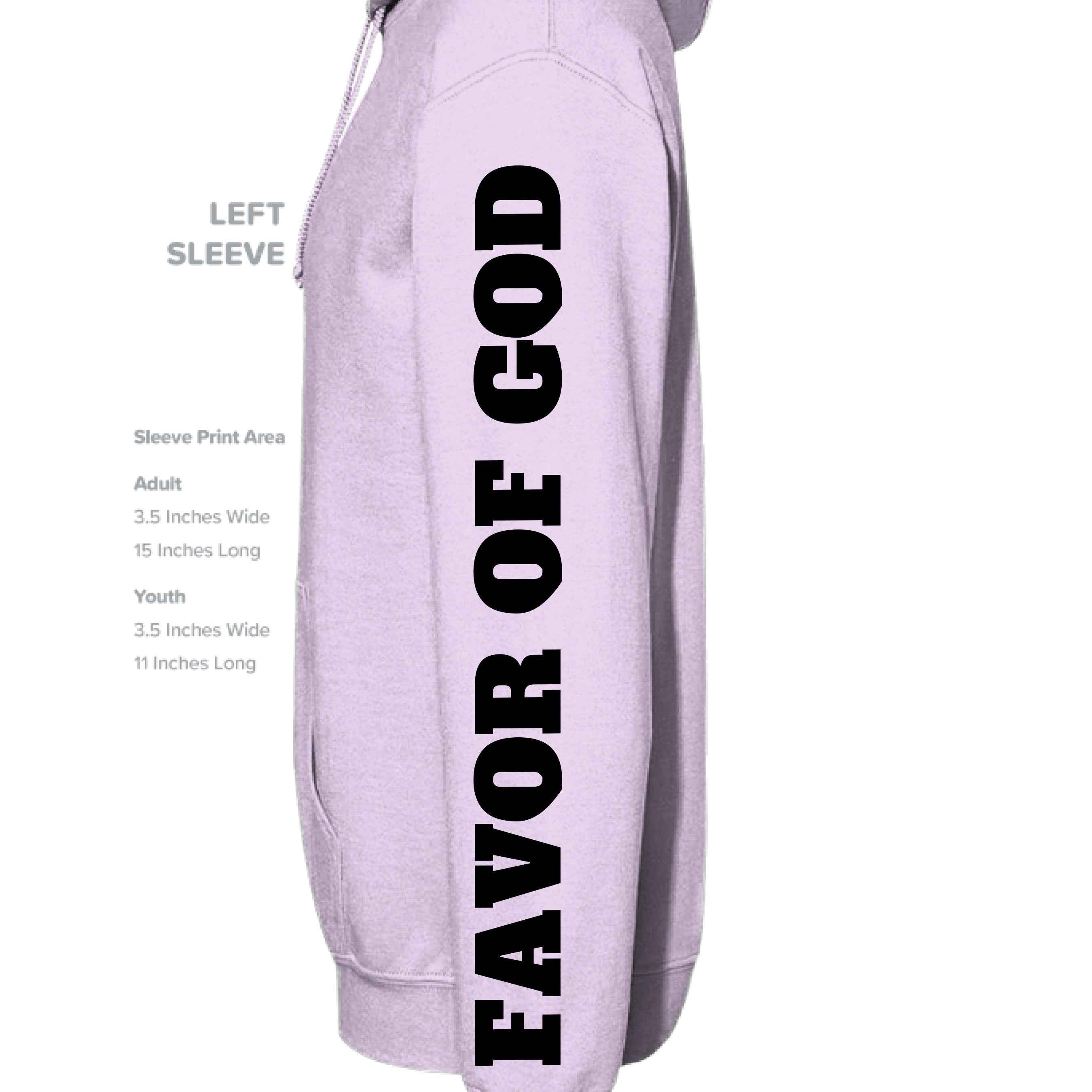 Favor of God “Favor It Surrounds Me Like a Shield” Hoodie – Psalm 5:12 | Christian Hoodie |Faith|