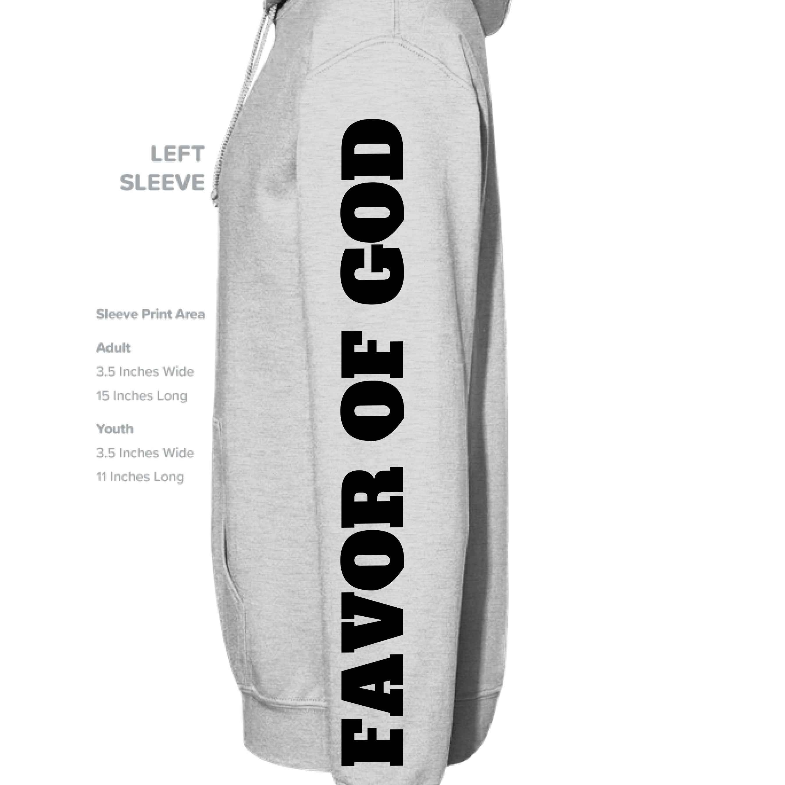 Favor of God “Favor It Surrounds Me Like a Shield” Hoodie – Psalm 5:12 | Christian Hoodie |Faith|