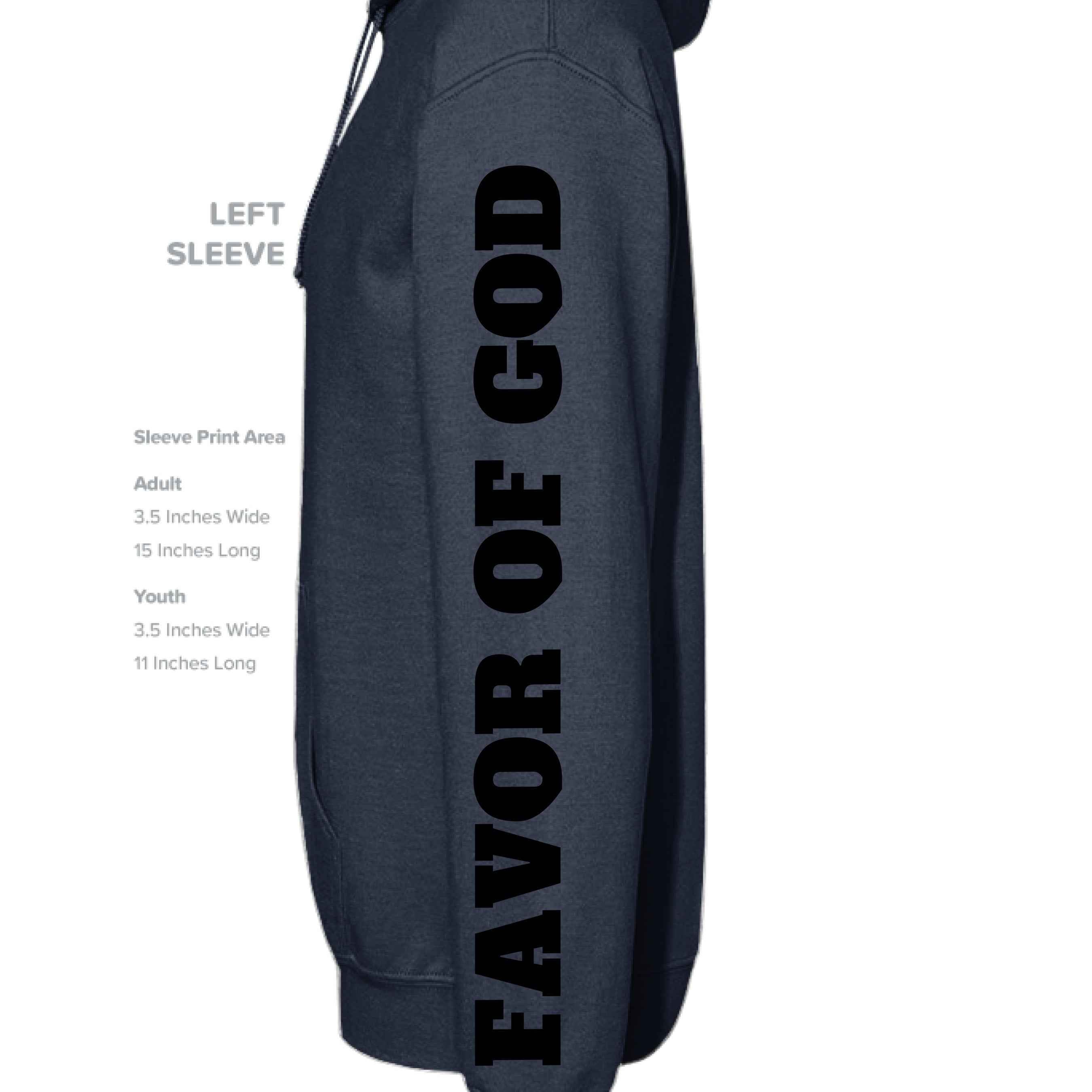 Favor of God “Favor It Surrounds Me Like a Shield” Hoodie – Psalm 5:12 | Christian Hoodie |Faith|