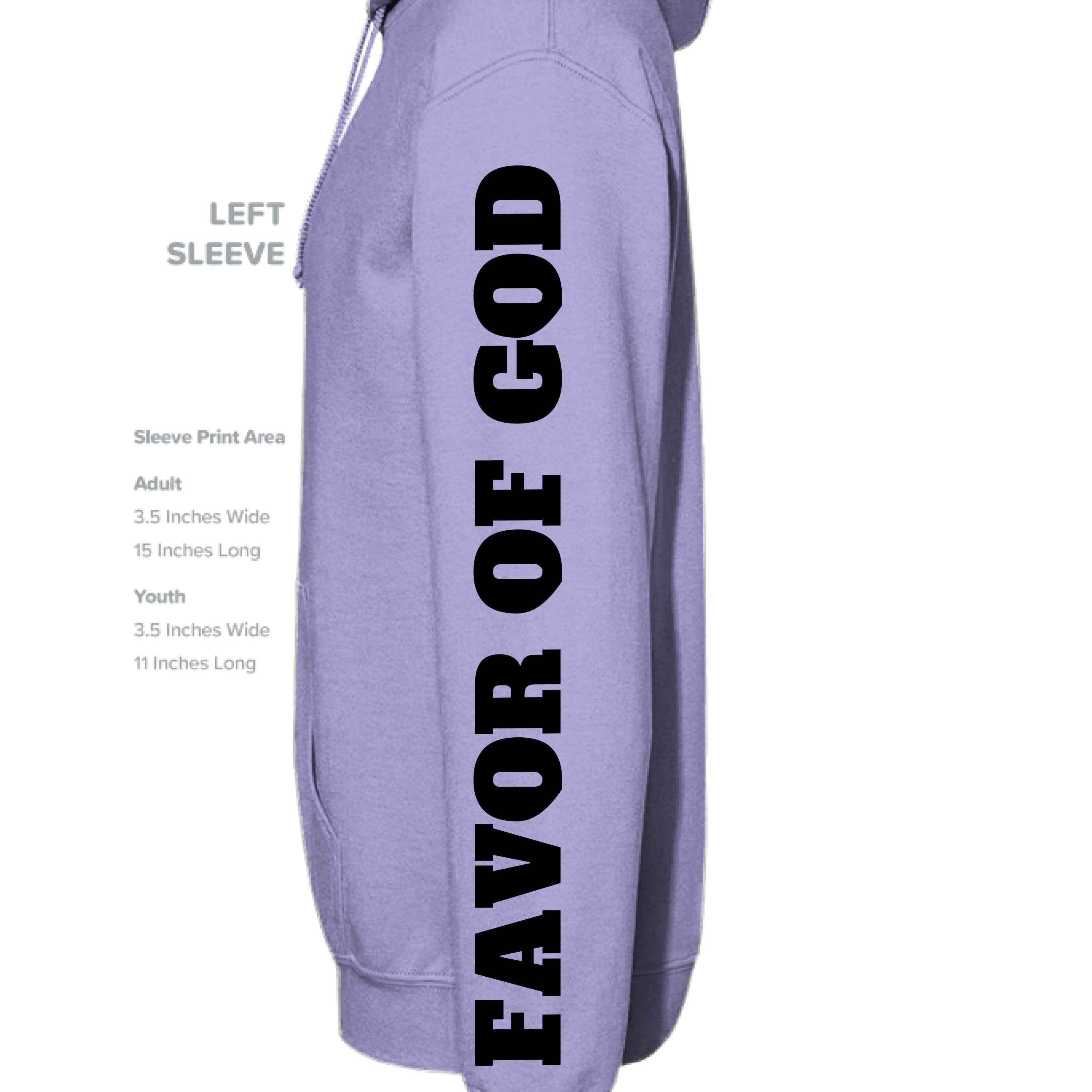 Favor of God “Favor It Surrounds Me Like a Shield” Hoodie – Psalm 5:12 | Christian Hoodie |Faith|
