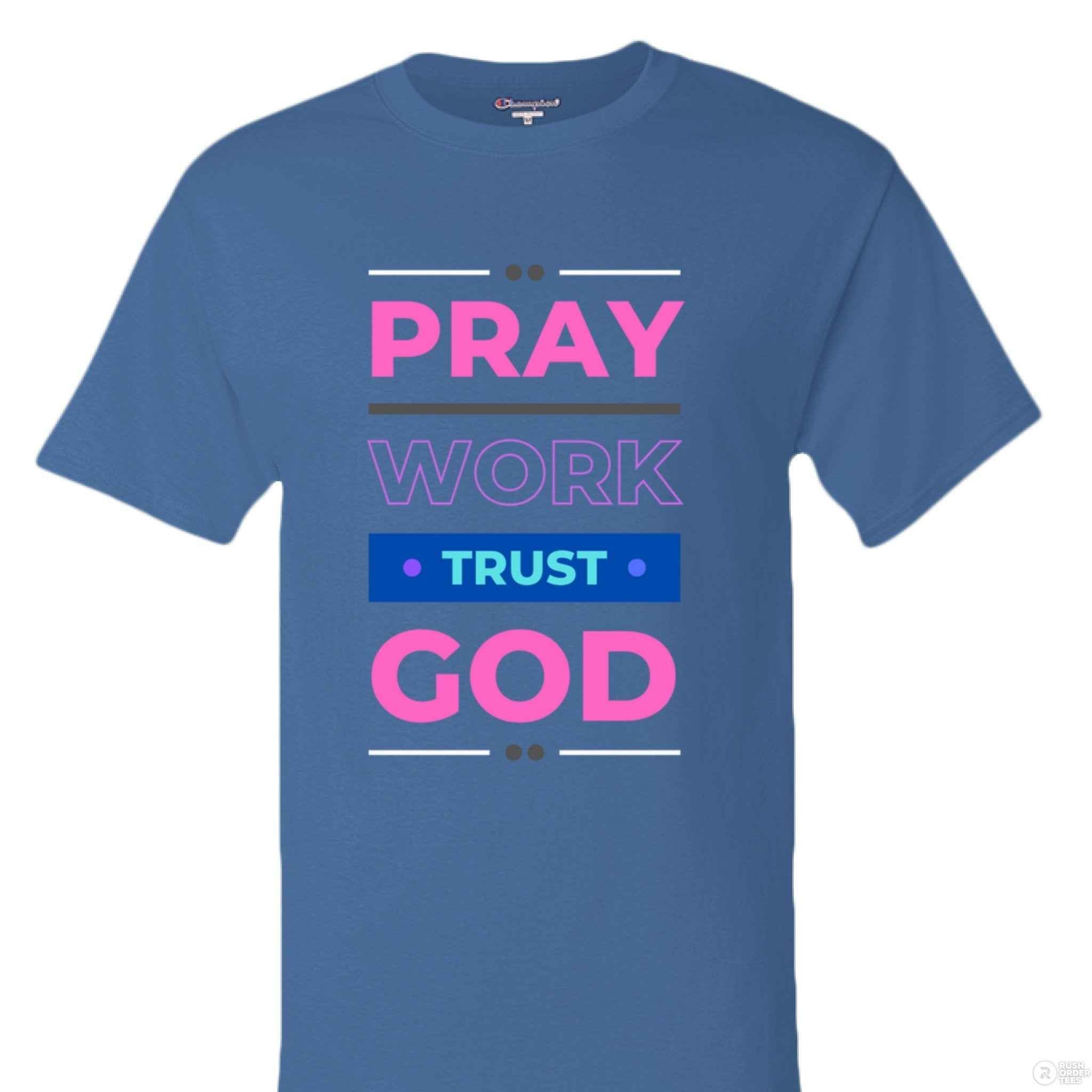 Pray and trust God T shirt| Christian clothing | faith fashion | religious apparel | inspirational