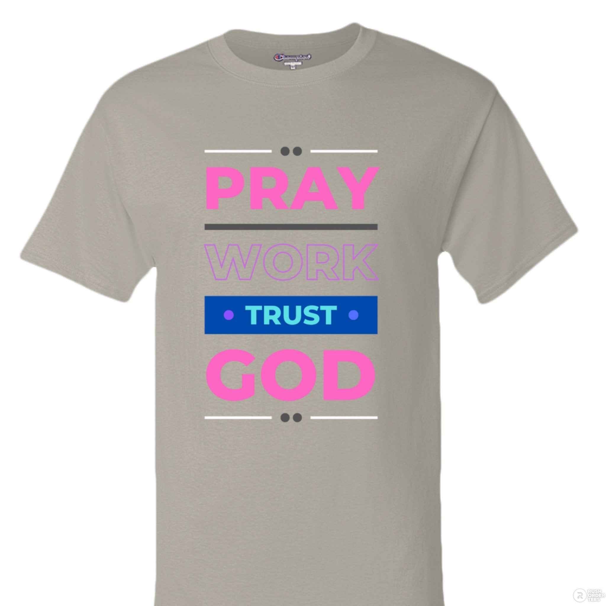 Pray and trust God T shirt| Christian clothing | faith fashion | religious apparel | inspirational