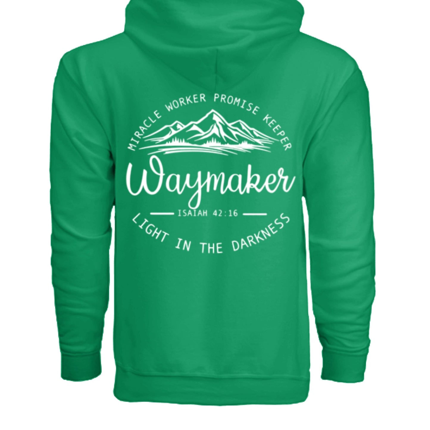 Unisex Way maker Faith Hoodie – Isaiah 42:16 Inspired - FAVOR OF GOD CLOTHING