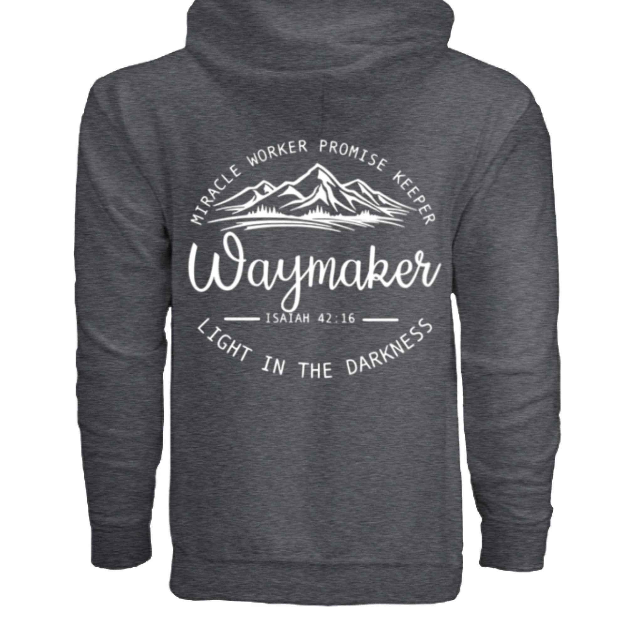 Unisex Way maker Faith Hoodie – Isaiah 42:16 Inspired
