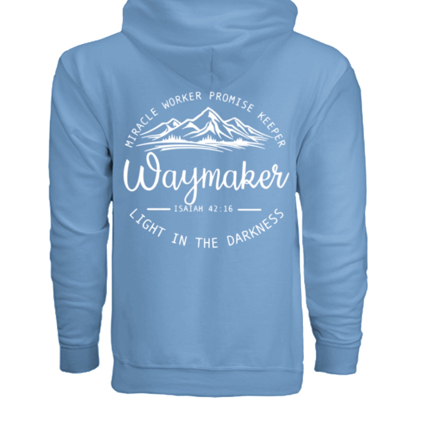 Unisex Way maker Faith Hoodie – Isaiah 42:16 Inspired - FAVOR OF GOD CLOTHING