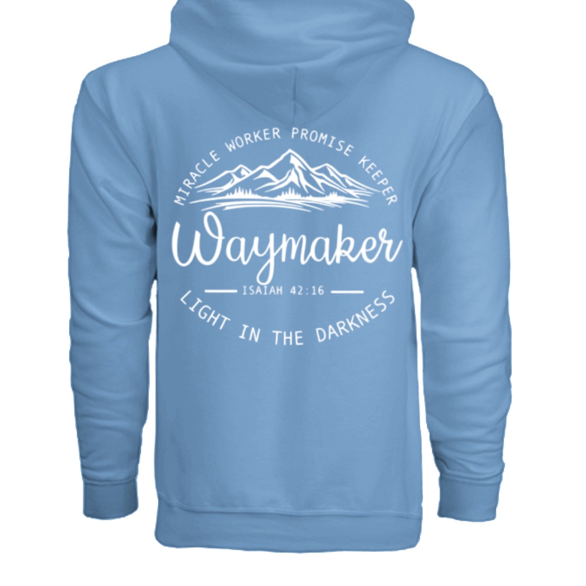 Unisex Way maker Faith Hoodie – Isaiah 42:16 Inspired - FAVOR OF GOD CLOTHING