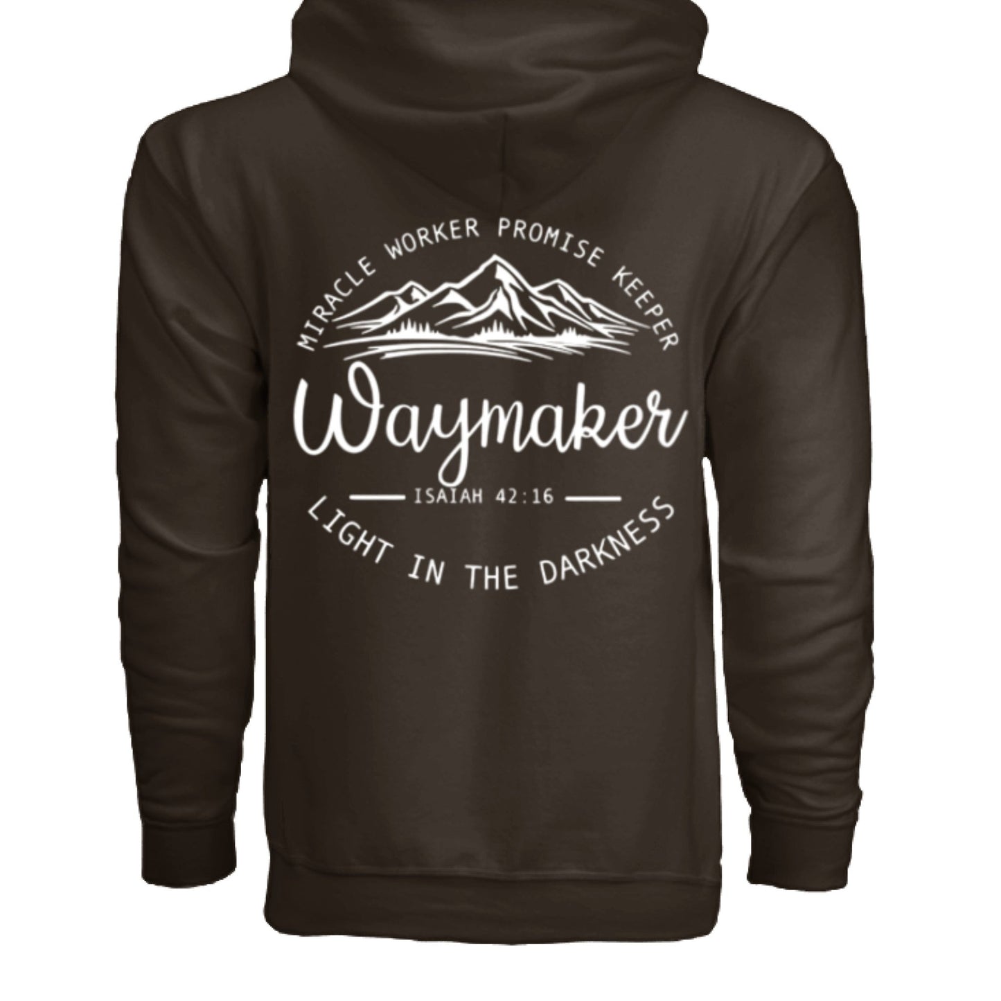 Unisex Way maker Faith Hoodie – Isaiah 42:16 Inspired - FAVOR OF GOD CLOTHING