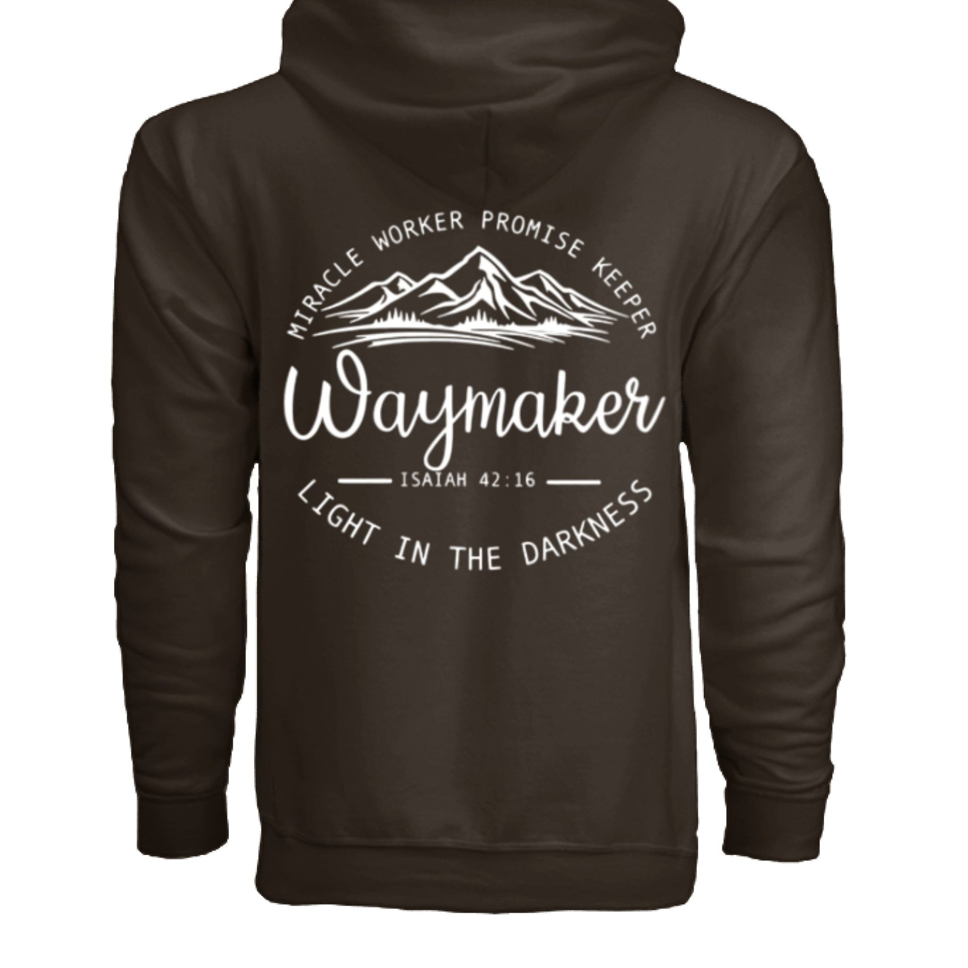 Unisex Way maker Faith Hoodie – Isaiah 42:16 Inspired - FAVOR OF GOD CLOTHING