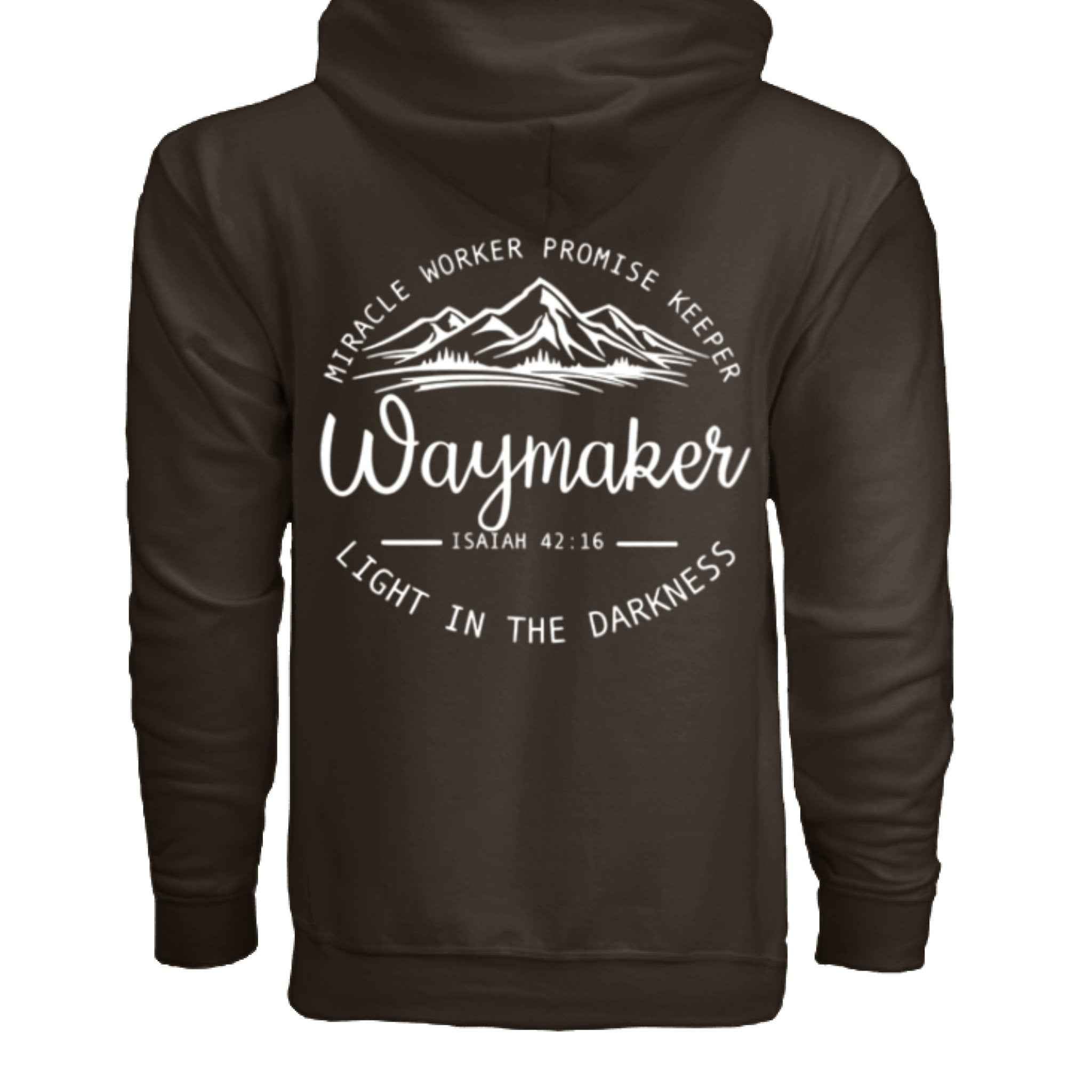 Unisex Way maker Faith Hoodie – Isaiah 42:16 Inspired